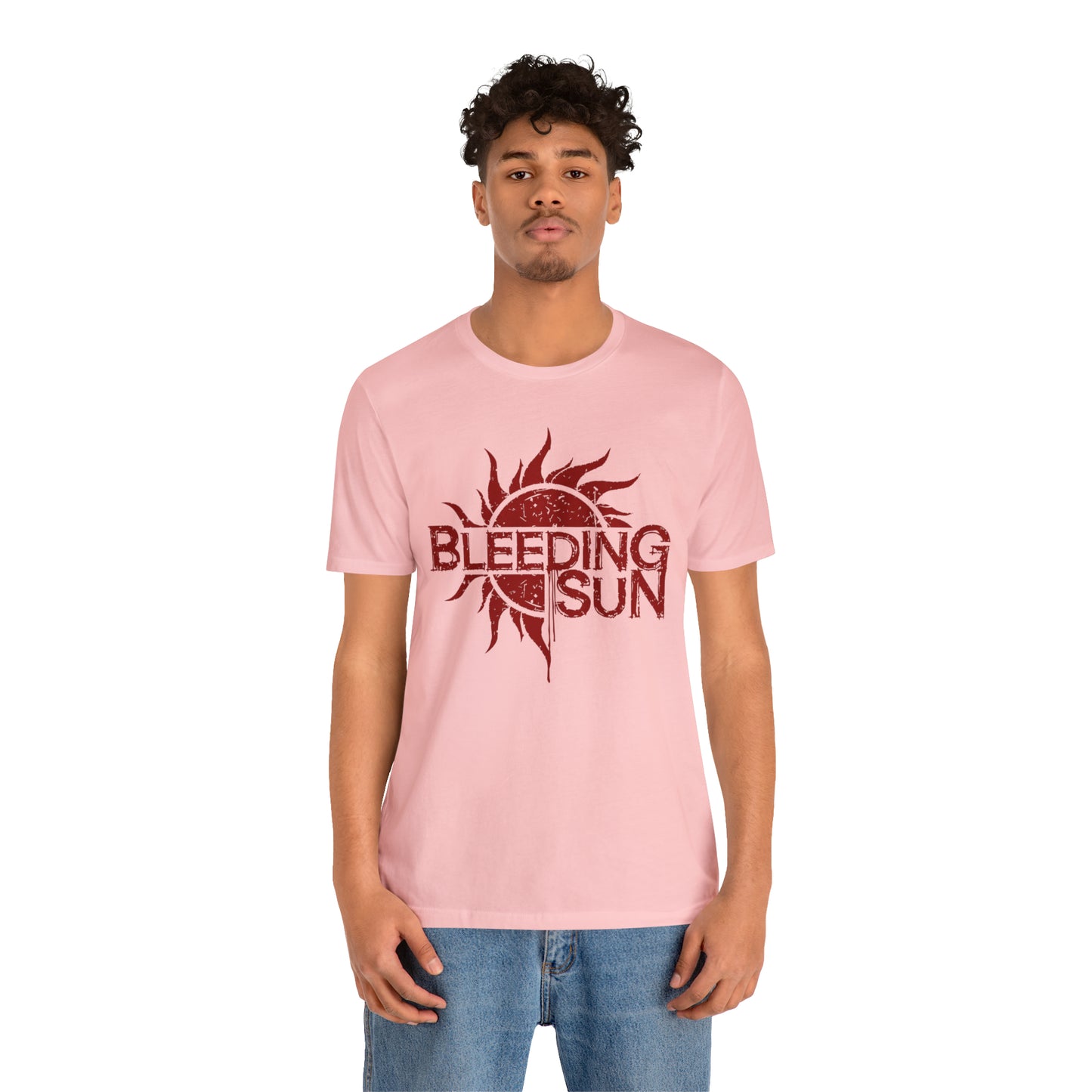 Bleeding Sun Red Logo Unisex Jersey Short Sleeve Tee