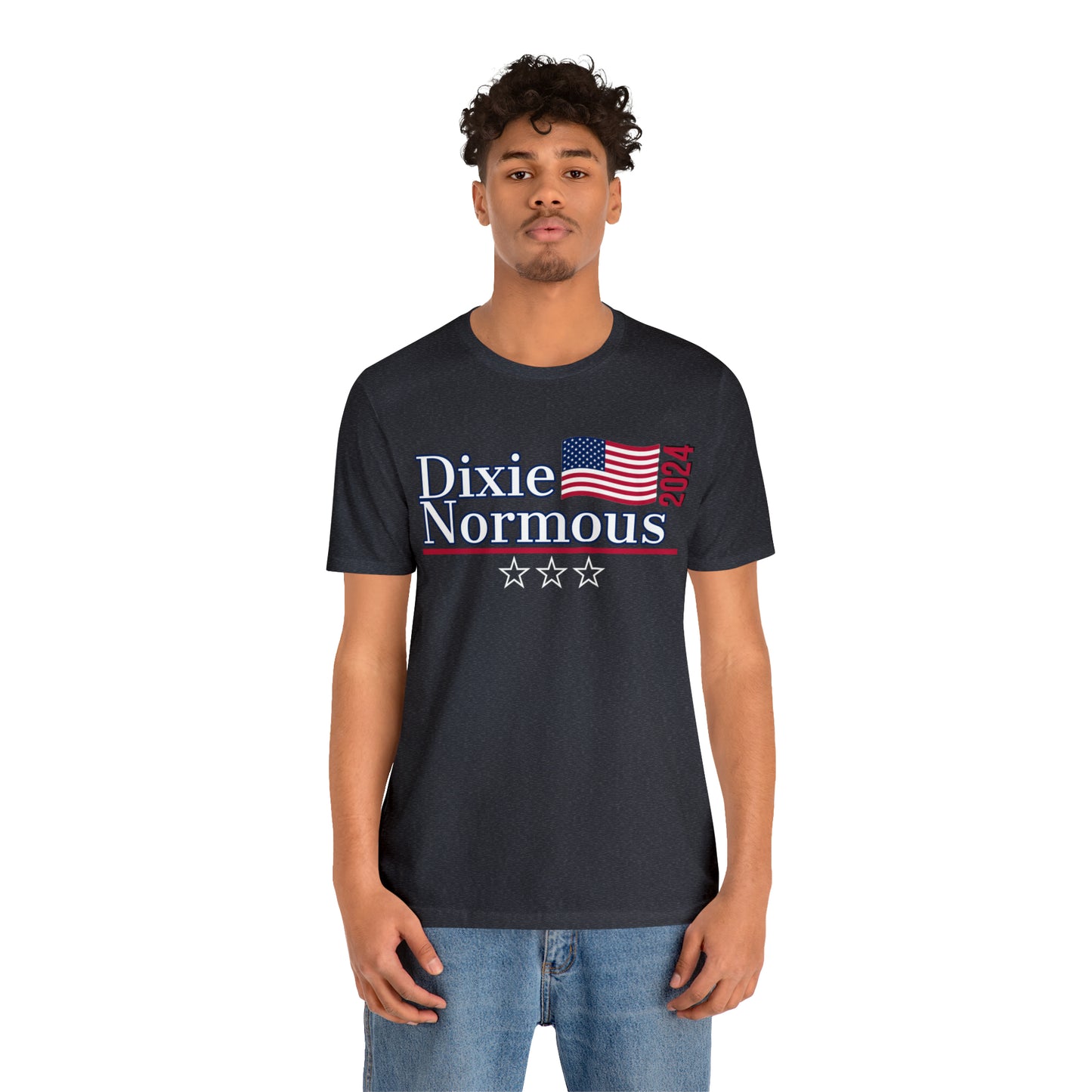 Dixie Normous Presidential Pun Unisex Jersey Short Sleeve Tee