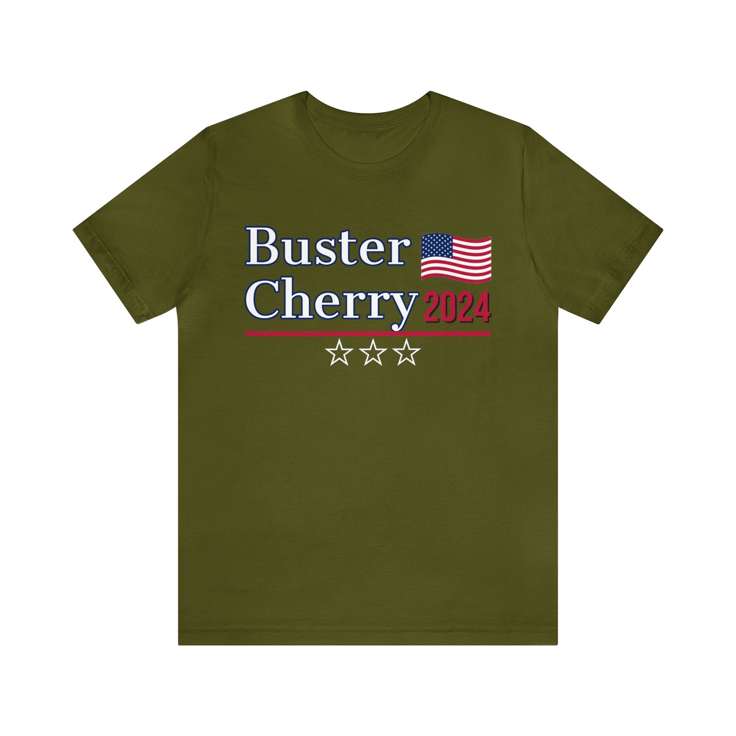 Buster Cherry Presidential Pun Unisex Jersey Short Sleeve Tee