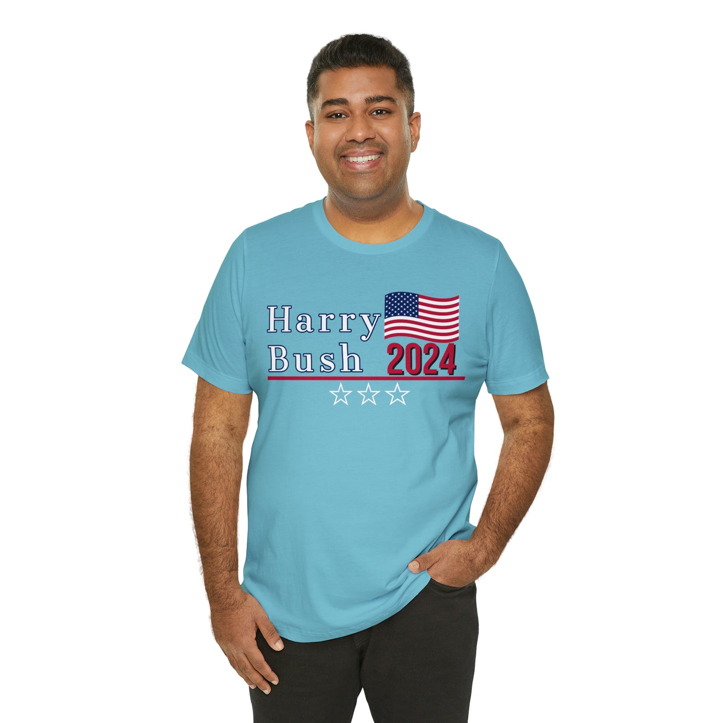 Harry Bush Presidential Pun Unisex Jersey Short Sleeve Tee