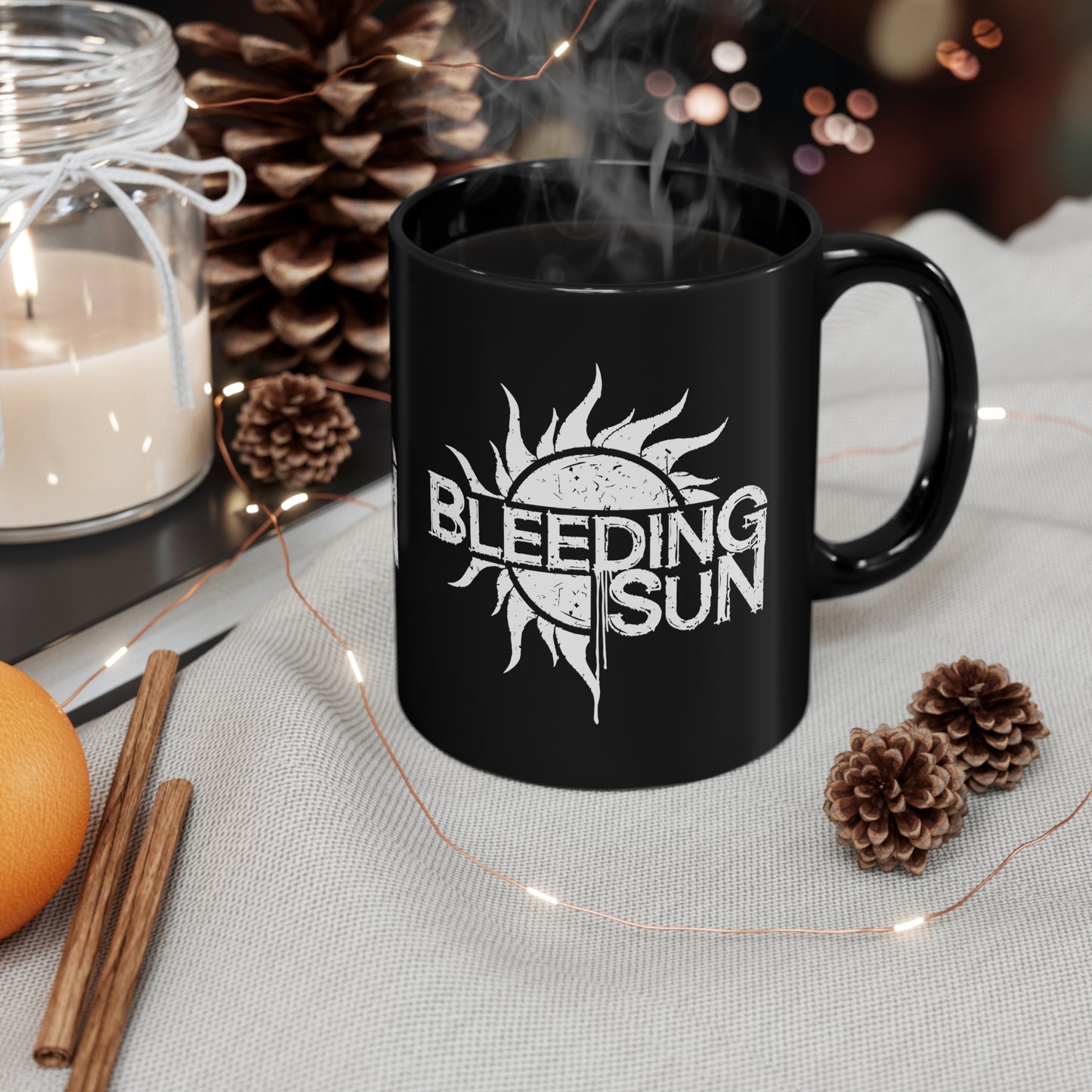 Bleeding Sun 11oz Black Mug