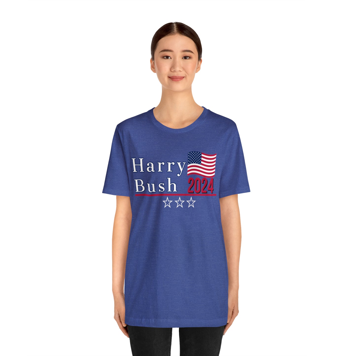 Harry Bush Presidential Pun Unisex Jersey Short Sleeve Tee