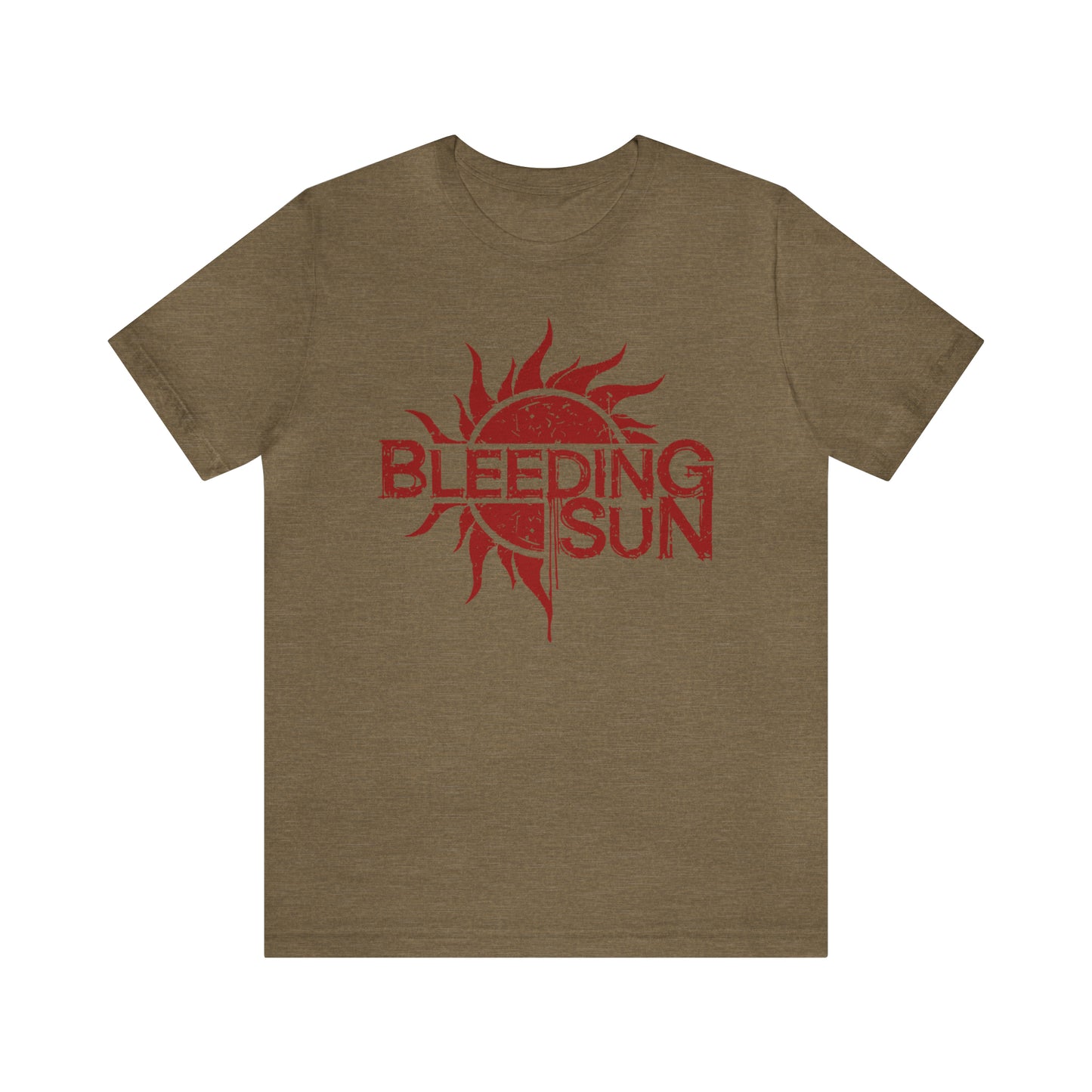 Bleeding Sun Red Logo Unisex Jersey Short Sleeve Tee