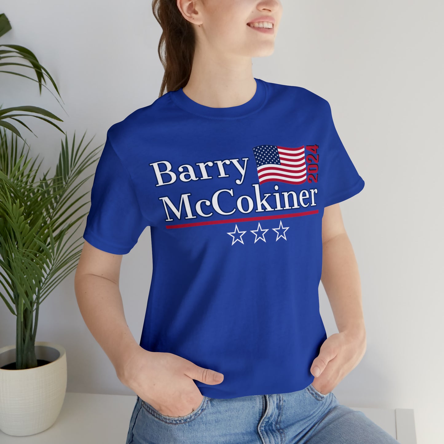 Barry Presidential Pun Unisex Jersey Short Sleeve Tee