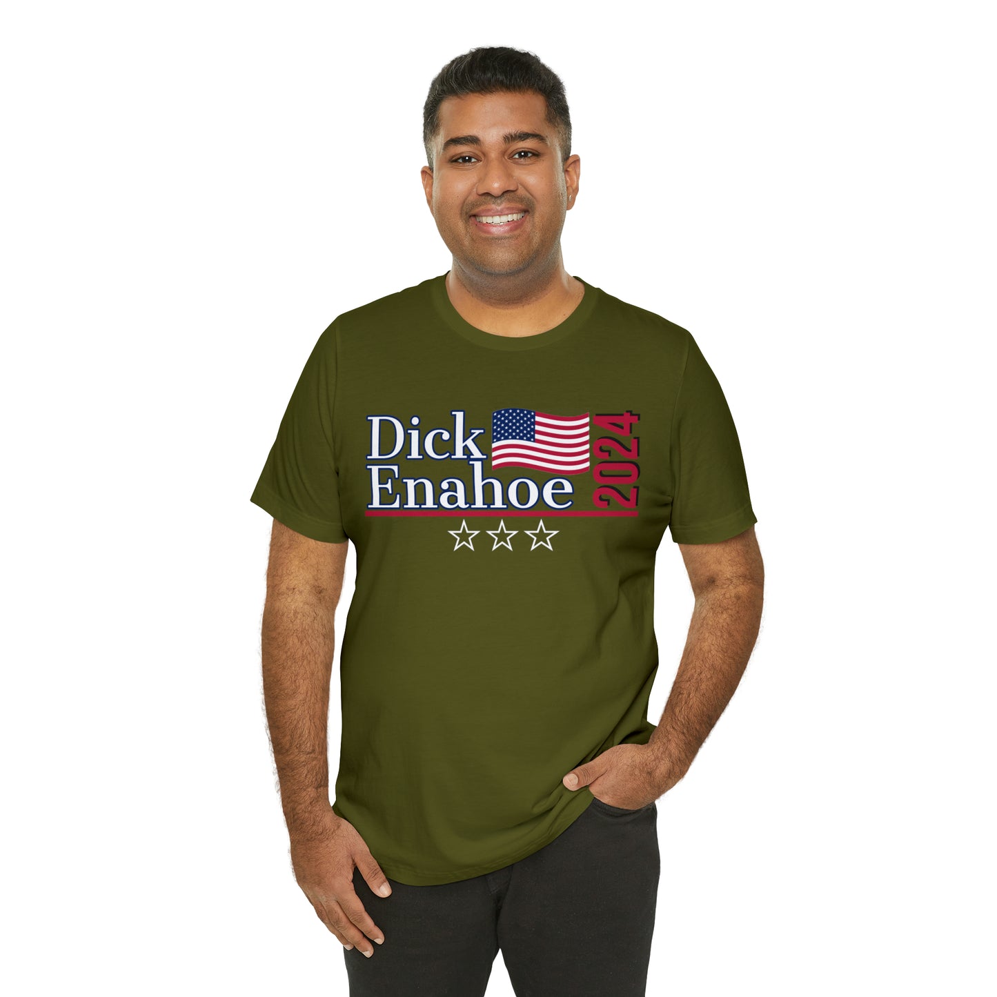 Dick Enahoe Presidential Pun Unisex Jersey Short Sleeve Tee