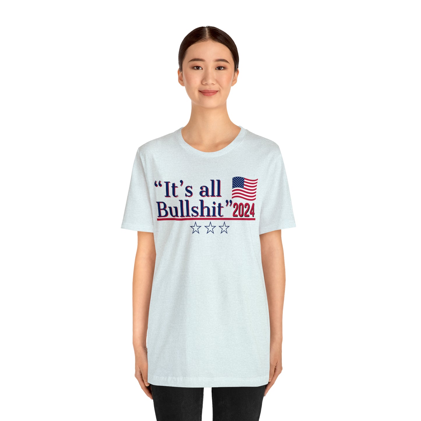 It’s All BS Presidential Pun Unisex Jersey Short Sleeve Tee