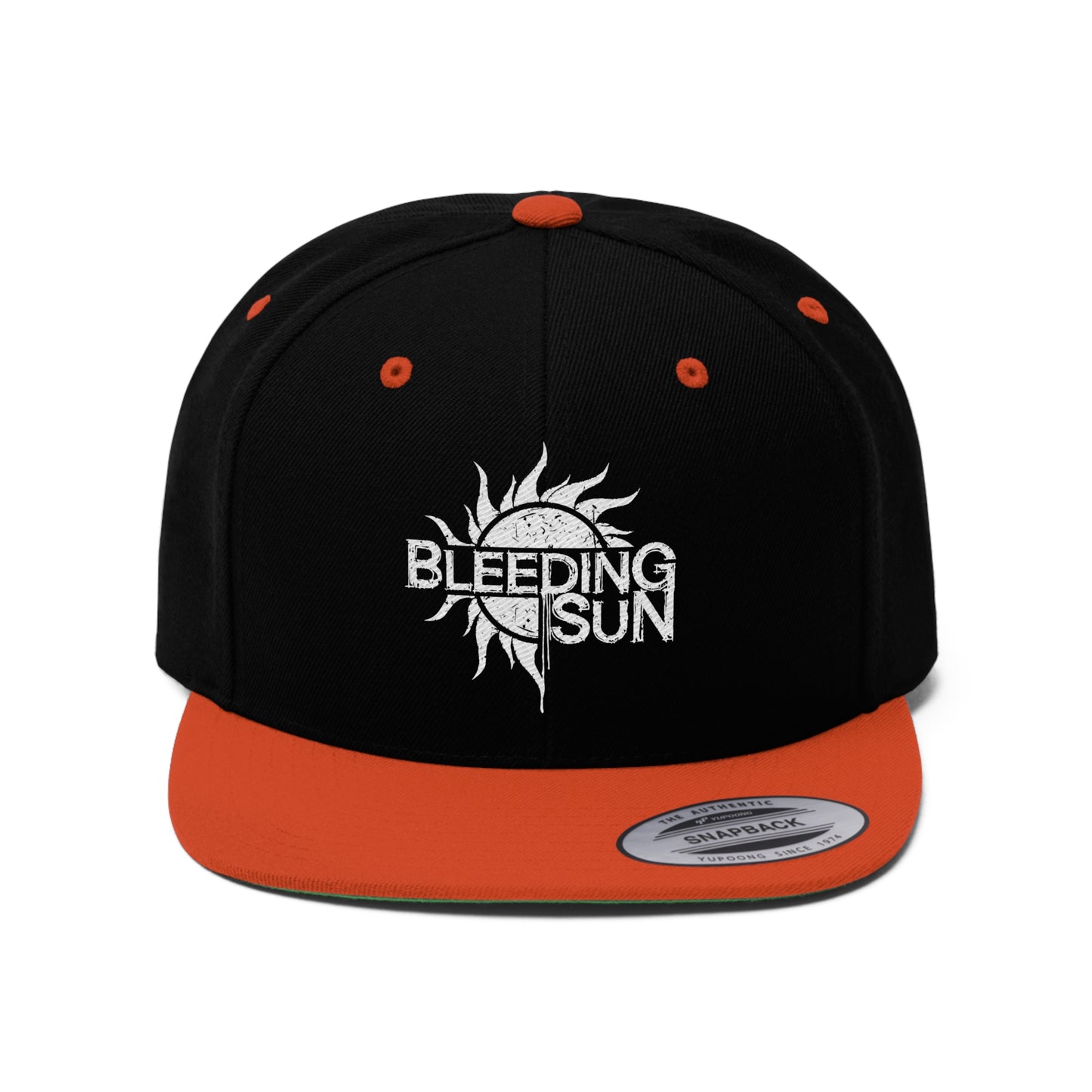 Bleeding Sun Unisex Flat Bill Hat