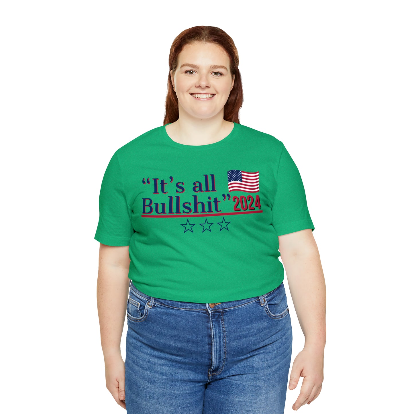 It’s All BS Presidential Pun Unisex Jersey Short Sleeve Tee