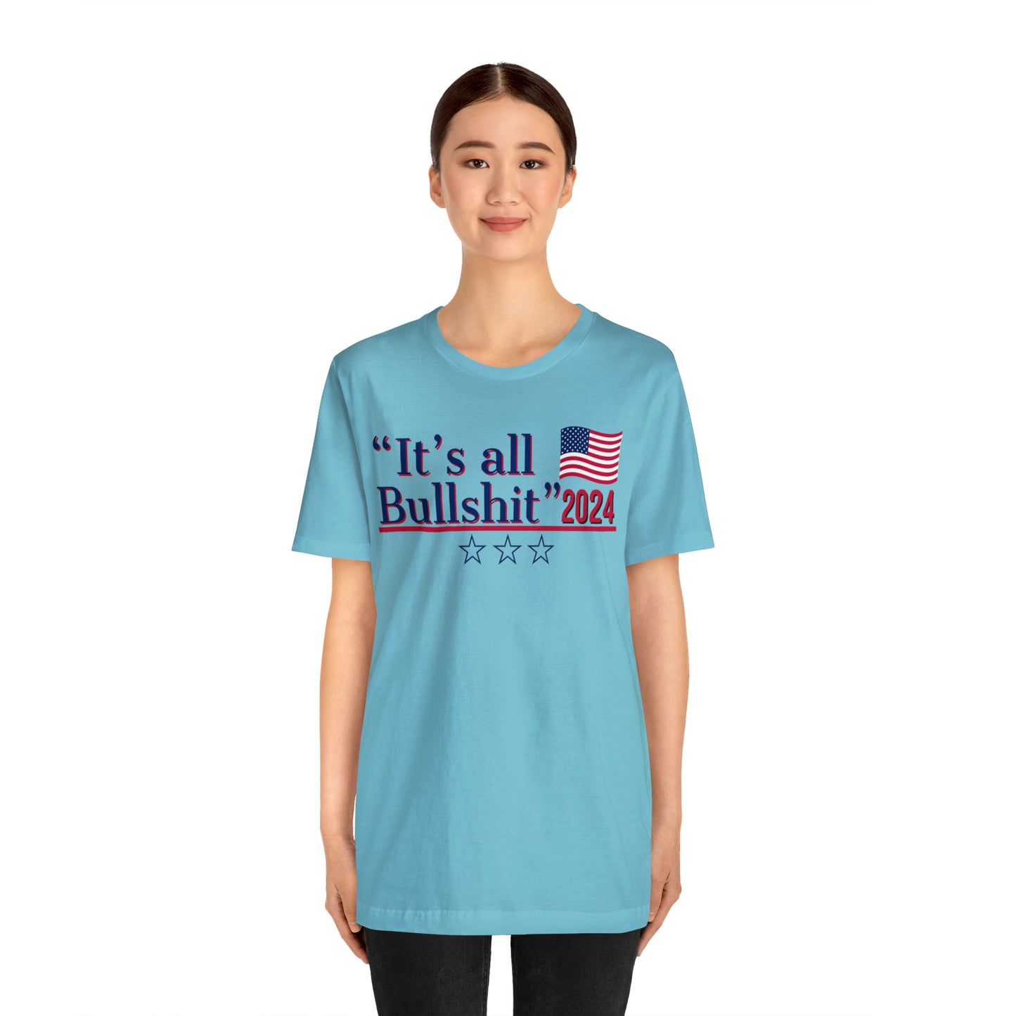 It’s All BS Presidential Pun Unisex Jersey Short Sleeve Tee