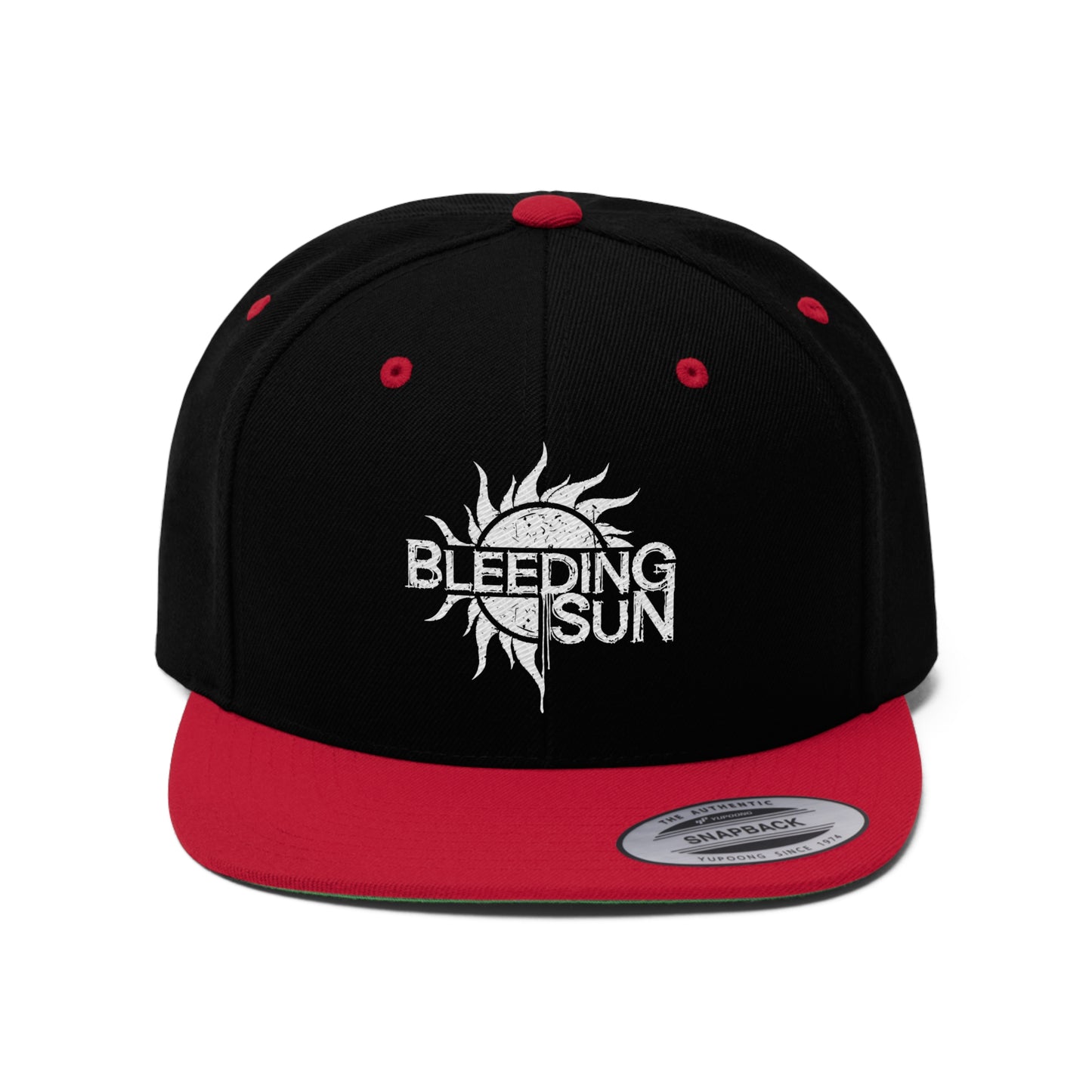 Bleeding Sun Unisex Flat Bill Hat