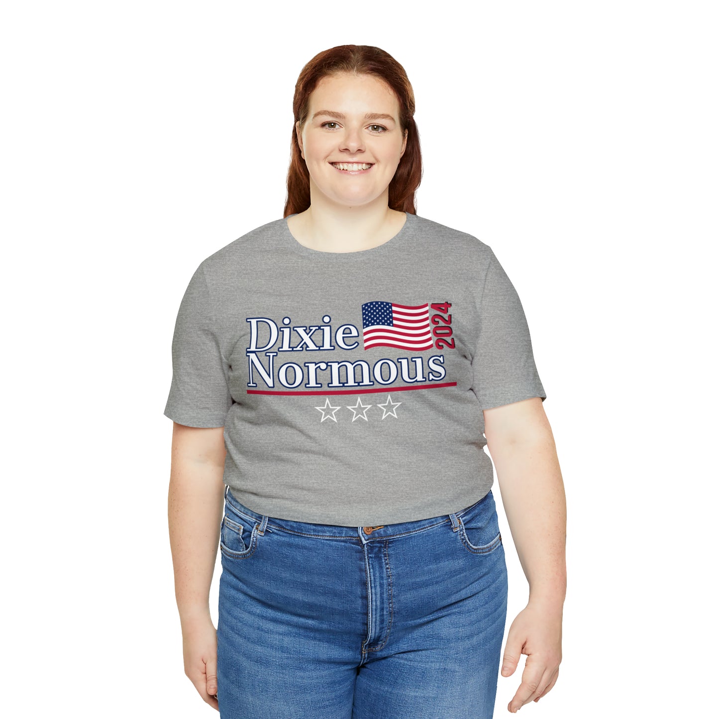 Dixie Normous Presidential Pun Unisex Jersey Short Sleeve Tee