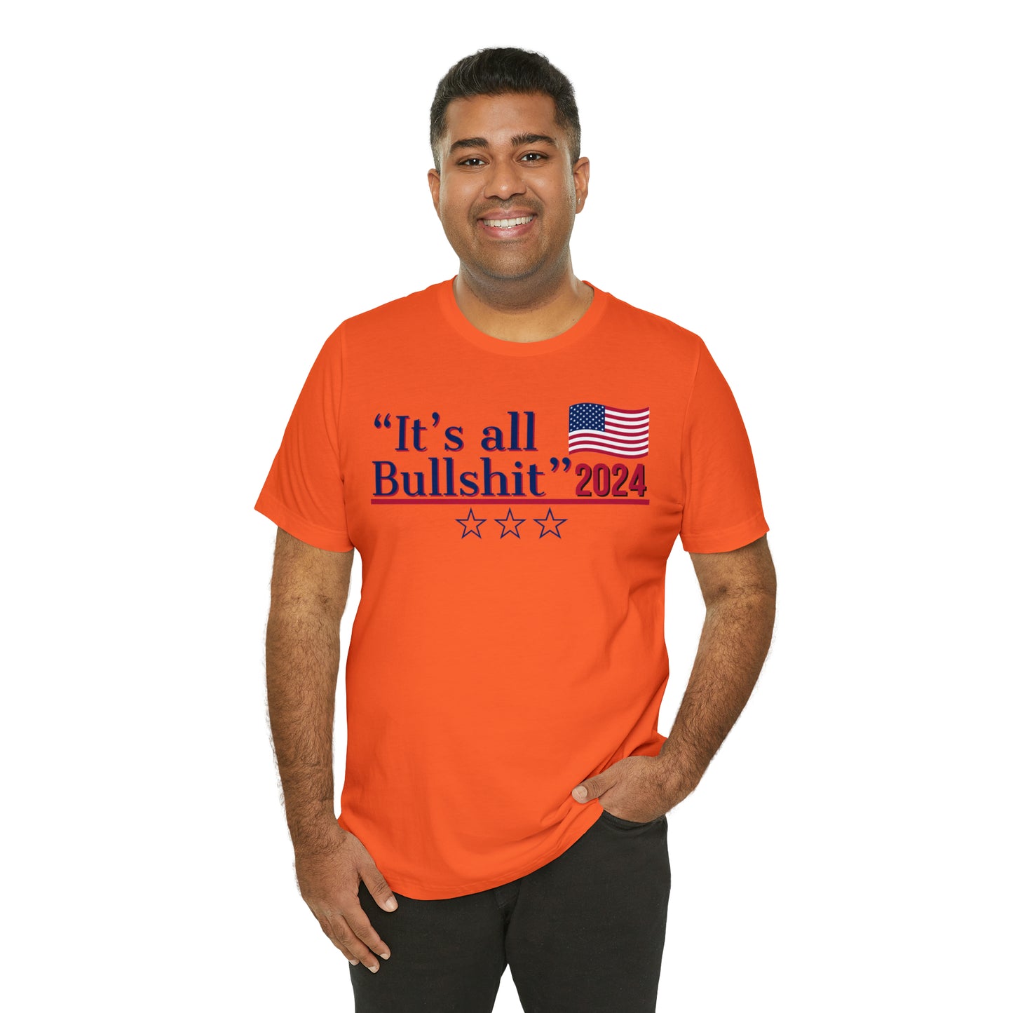 It’s All BS Presidential Pun Unisex Jersey Short Sleeve Tee