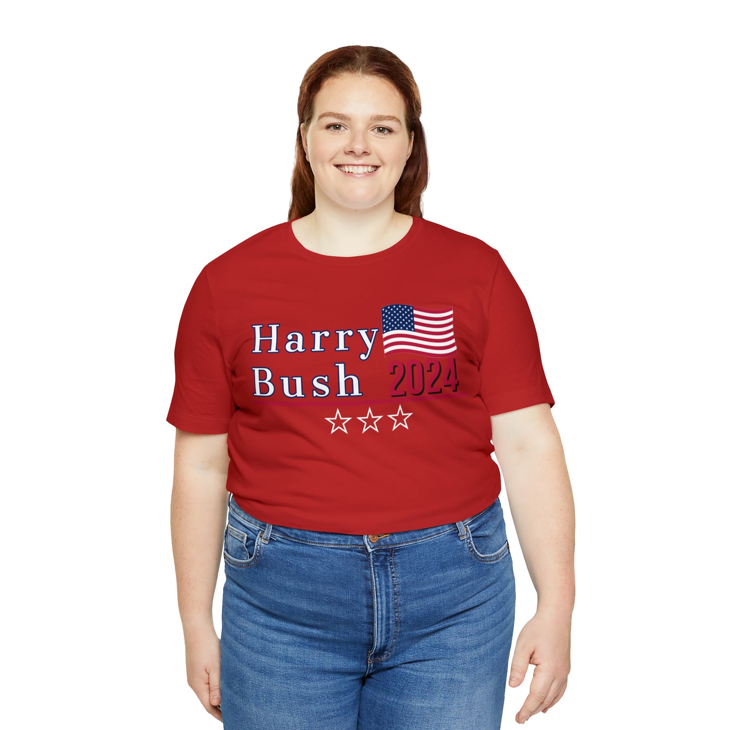 Harry Bush Presidential Pun Unisex Jersey Short Sleeve Tee