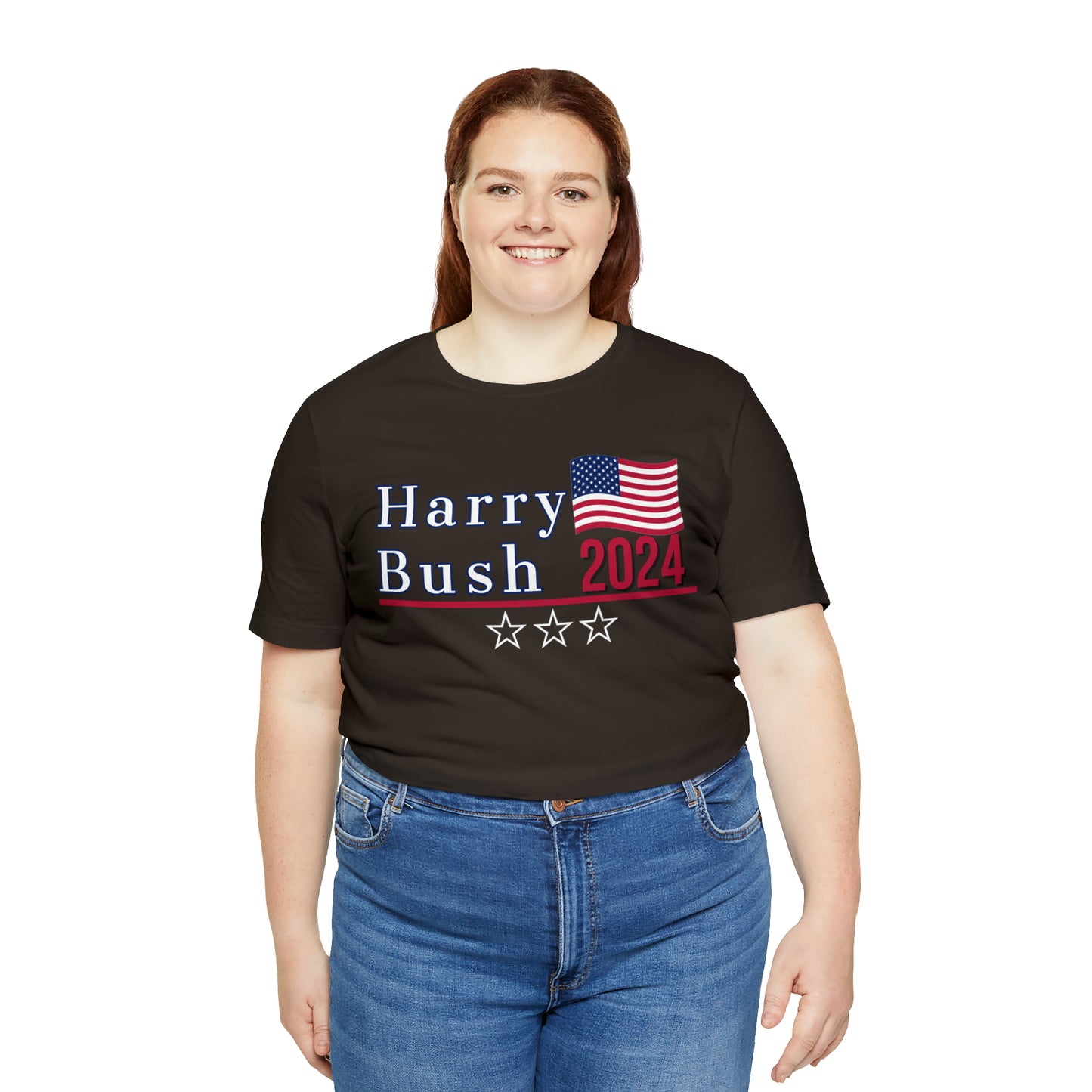 Harry Bush Presidential Pun Unisex Jersey Short Sleeve Tee