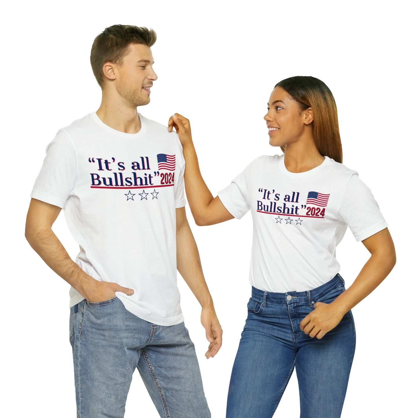 It’s All BS Presidential Pun Unisex Jersey Short Sleeve Tee