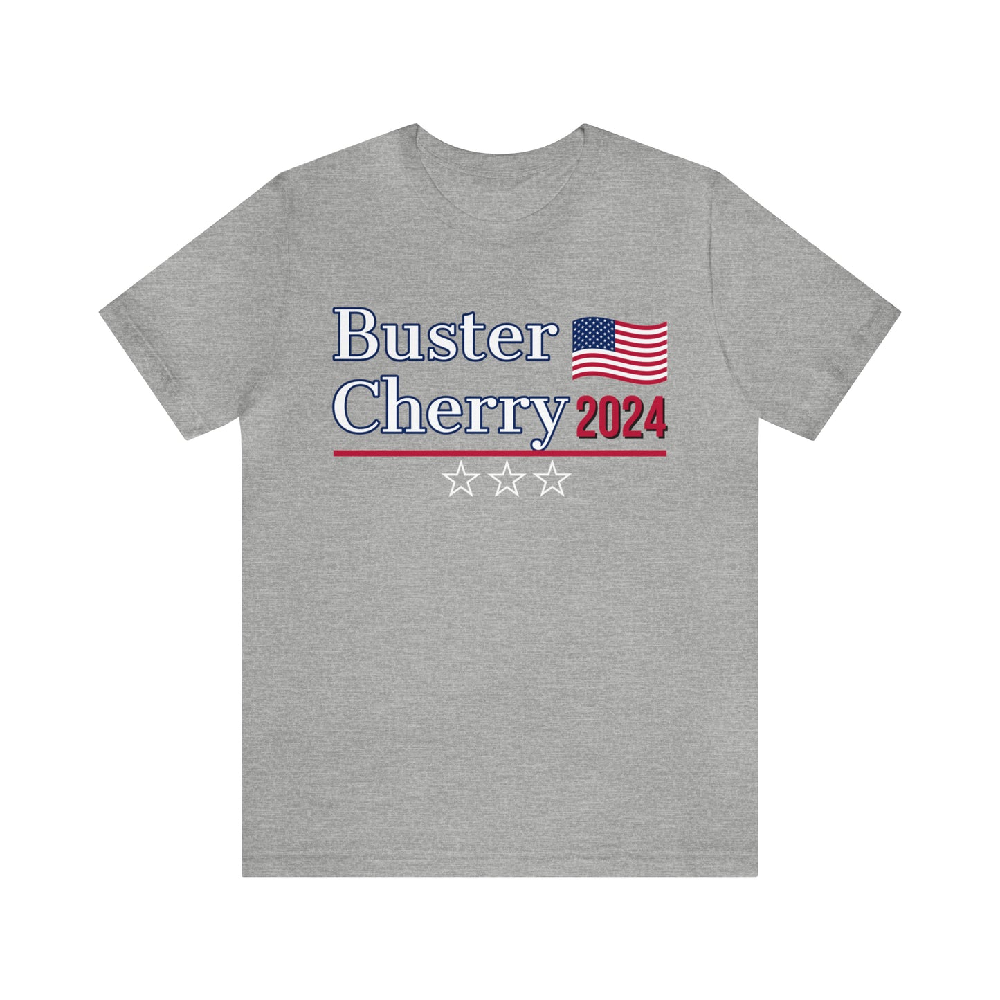 Buster Cherry Presidential Pun Unisex Jersey Short Sleeve Tee