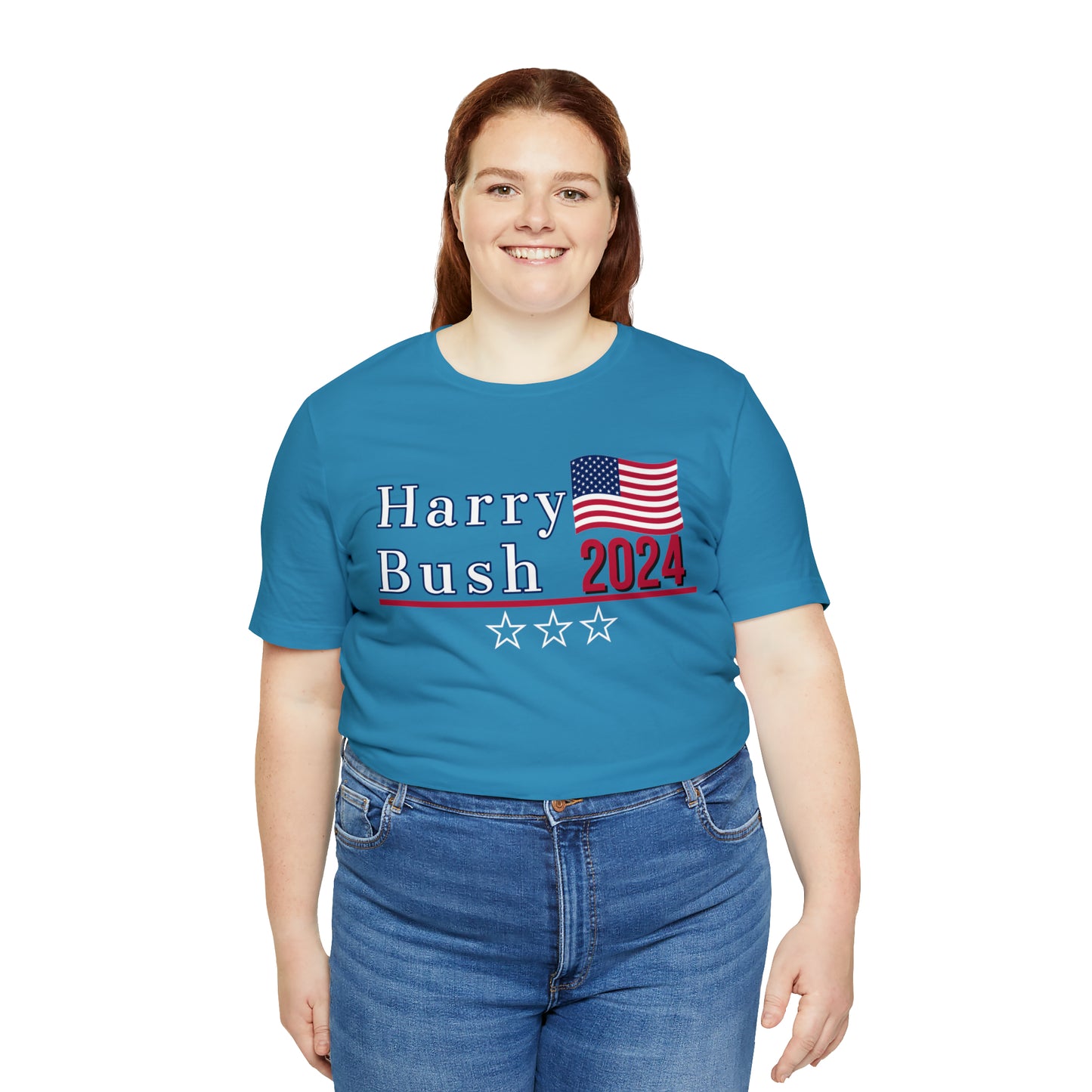 Harry Bush Presidential Pun Unisex Jersey Short Sleeve Tee