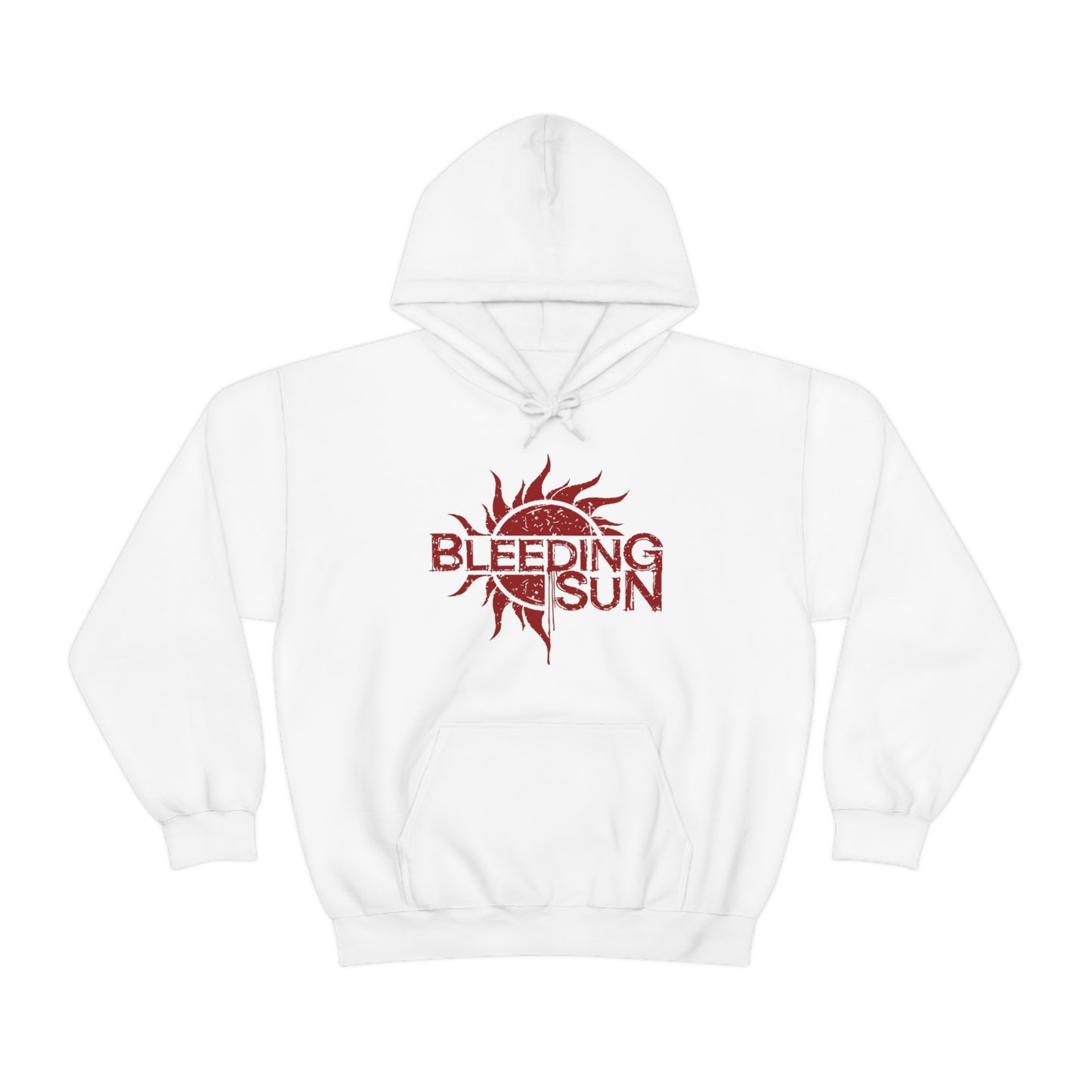 Bleeding Sun Red Logo Unisex Heavy Blend™ Hooded Sweatshirt