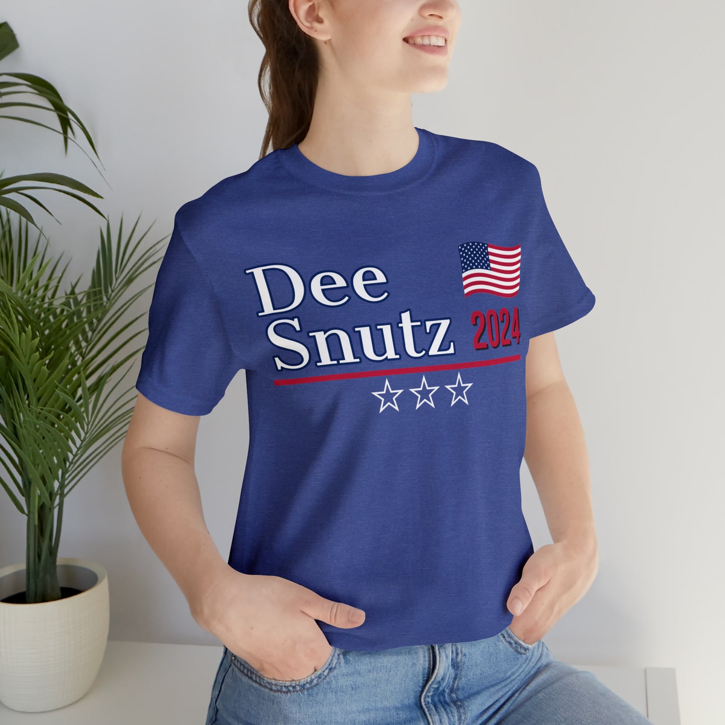 Dee Snutz Presidential Pun Unisex Jersey Short Sleeve Tee