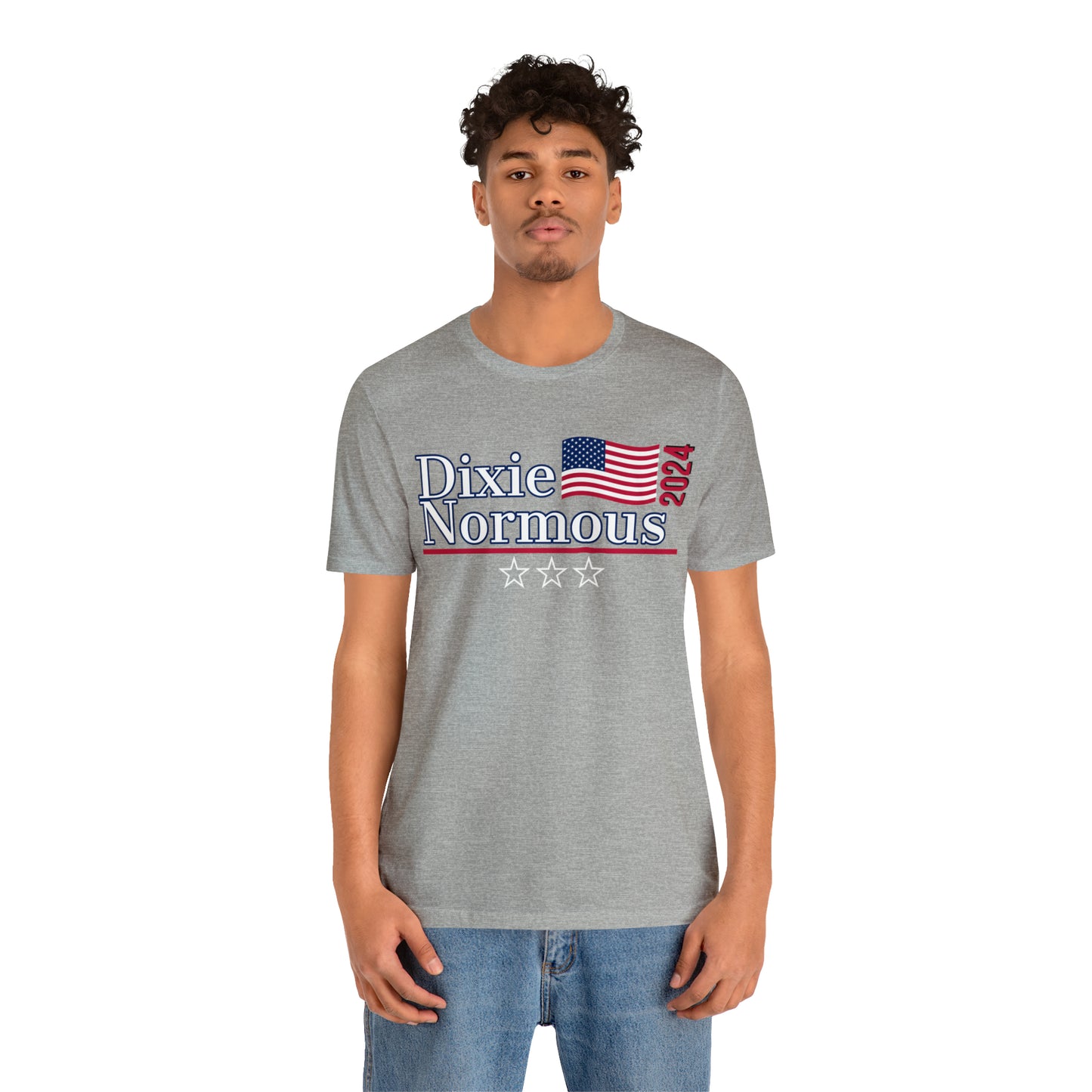 Dixie Normous Presidential Pun Unisex Jersey Short Sleeve Tee