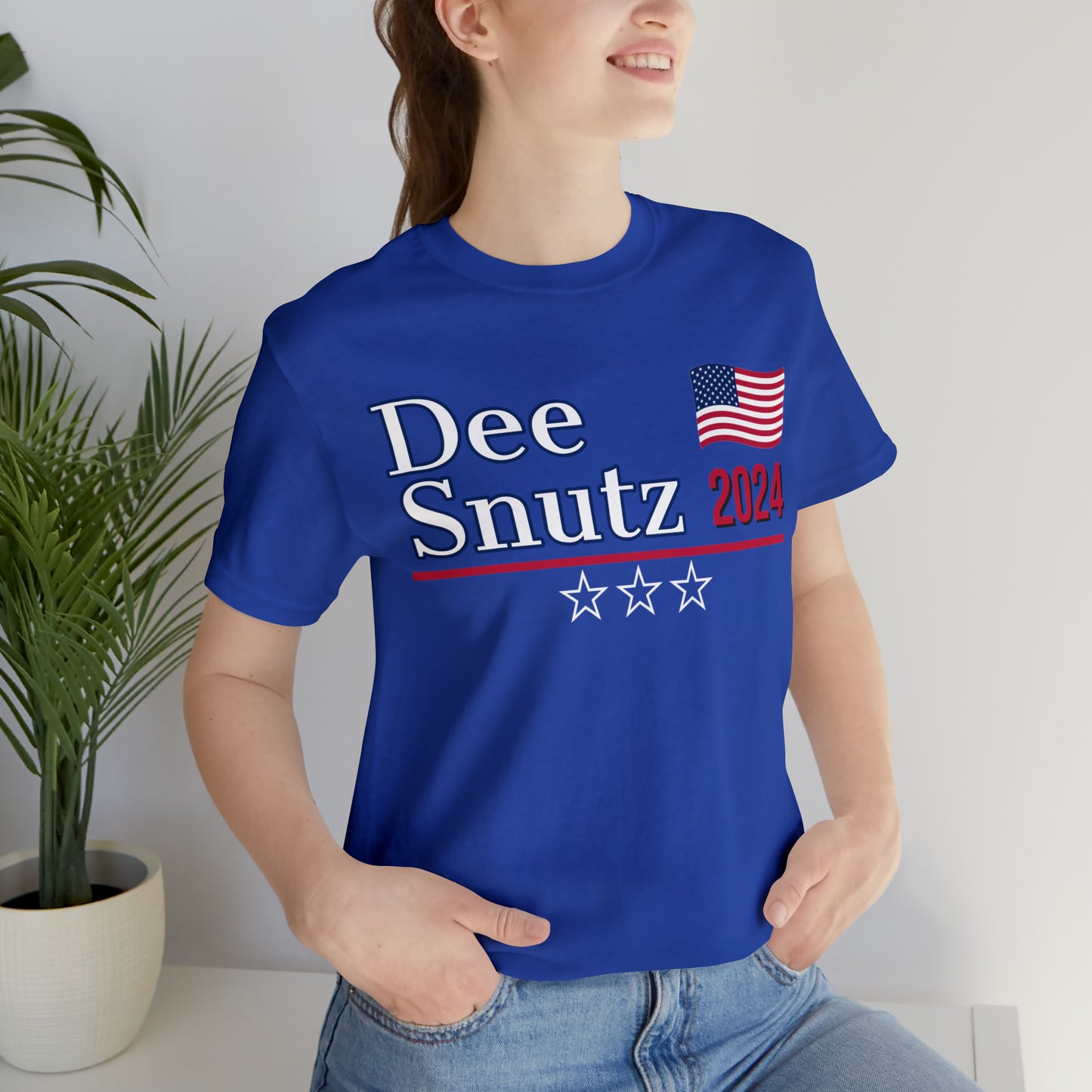 Dee Snutz Presidential Pun Unisex Jersey Short Sleeve Tee