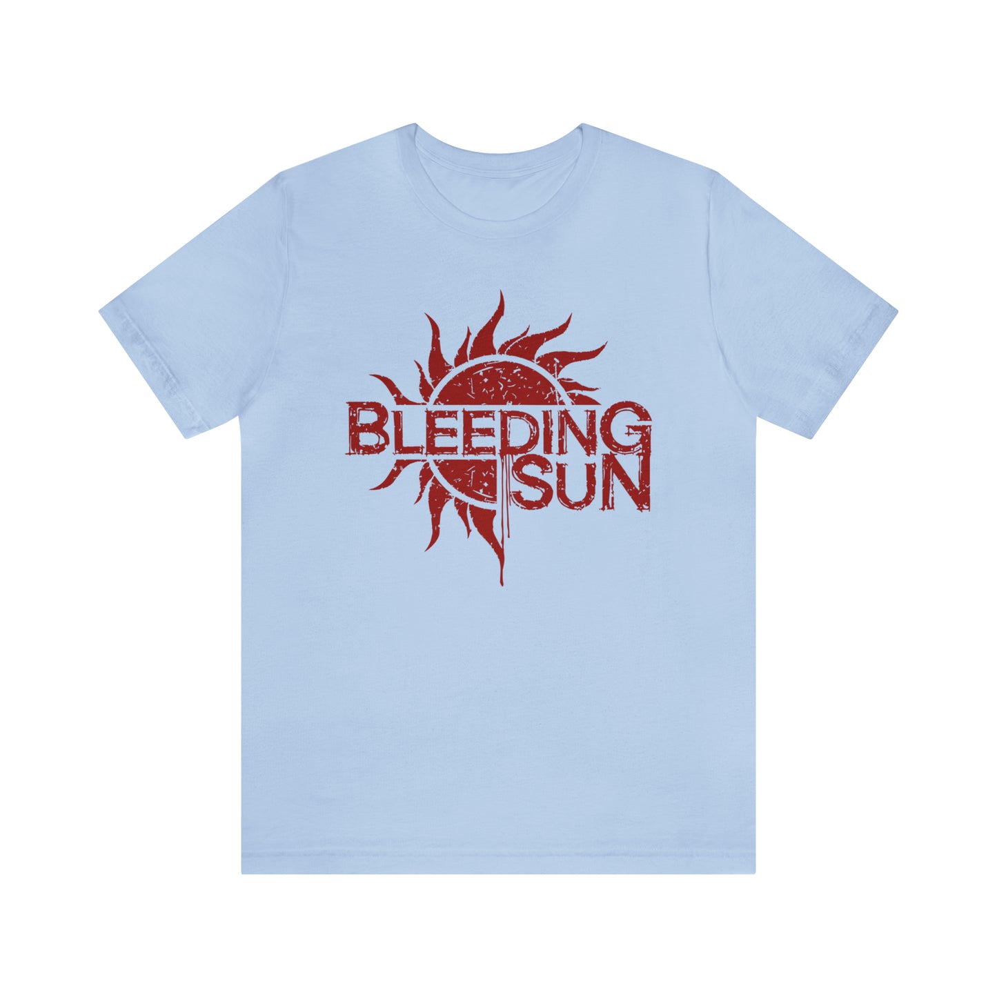 Bleeding Sun Red Logo Unisex Jersey Short Sleeve Tee