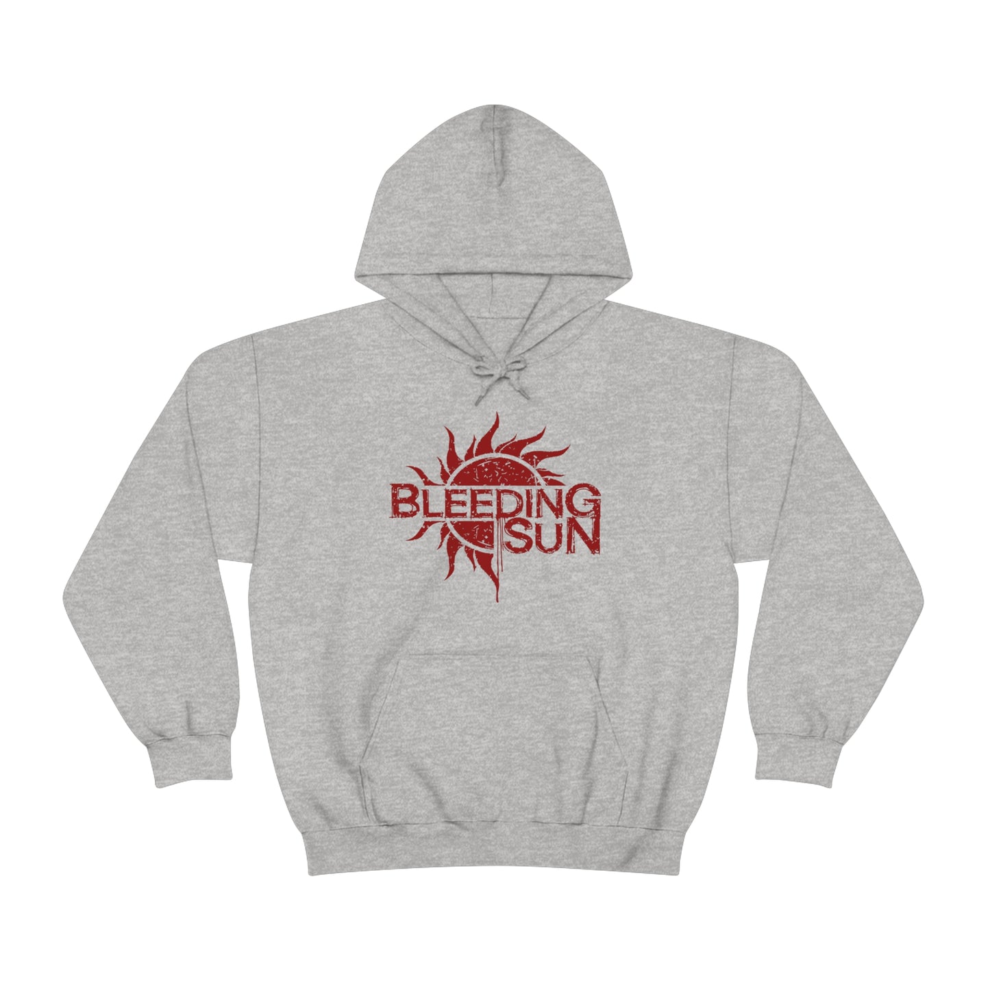 Bleeding Sun Red Logo Unisex Heavy Blend™ Hooded Sweatshirt