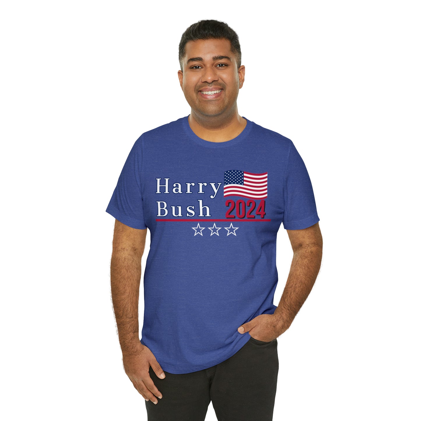 Harry Bush Presidential Pun Unisex Jersey Short Sleeve Tee