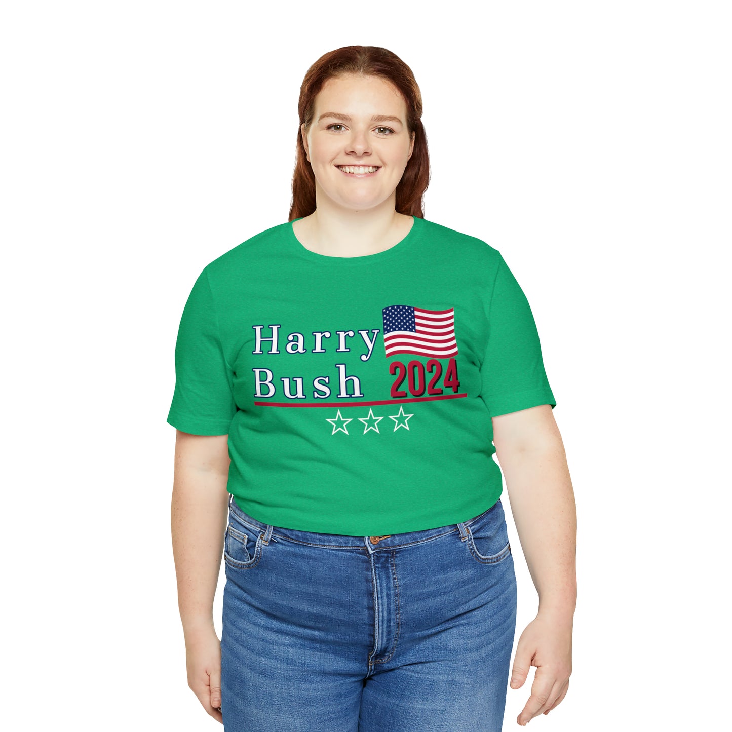 Harry Bush Presidential Pun Unisex Jersey Short Sleeve Tee