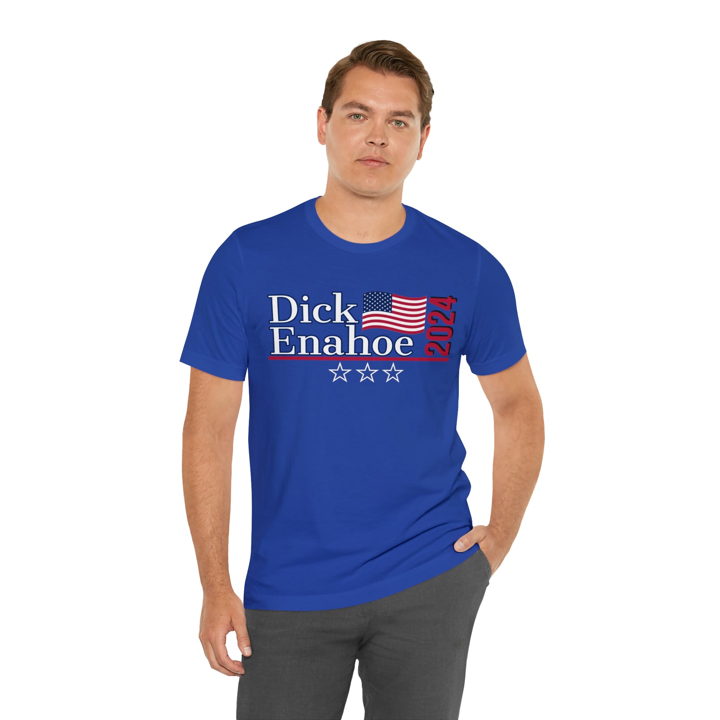 Dick Enahoe Presidential Pun Unisex Jersey Short Sleeve Tee