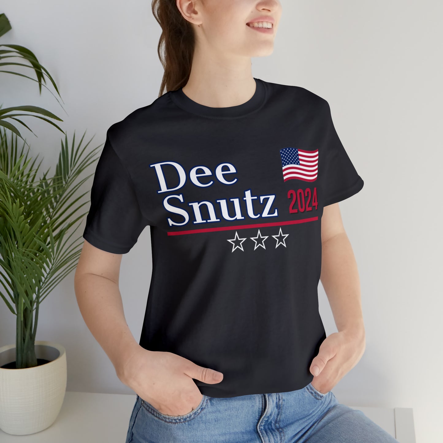 Dee Snutz Presidential Pun Unisex Jersey Short Sleeve Tee