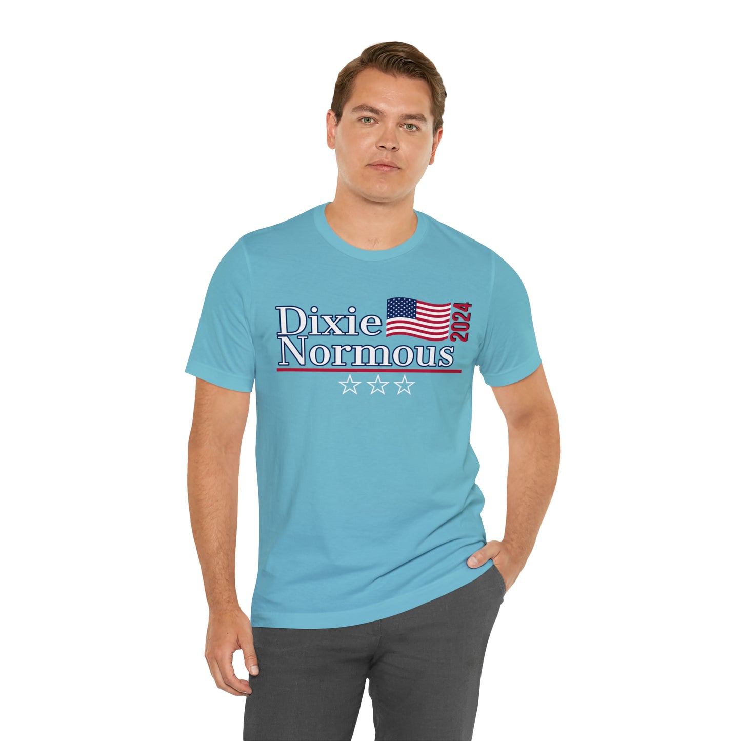 Dixie Normous Presidential Pun Unisex Jersey Short Sleeve Tee