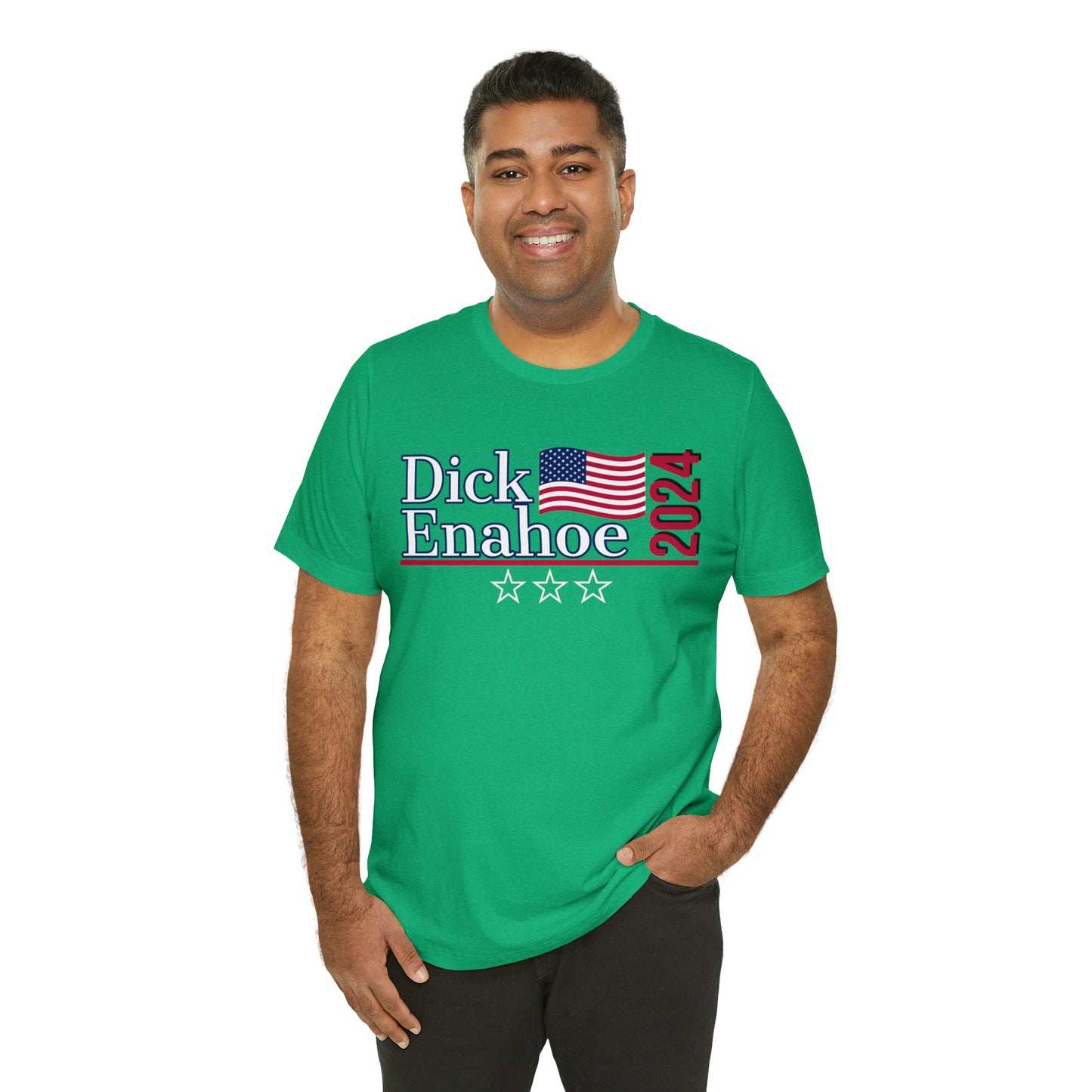 Dick Enahoe Presidential Pun Unisex Jersey Short Sleeve Tee