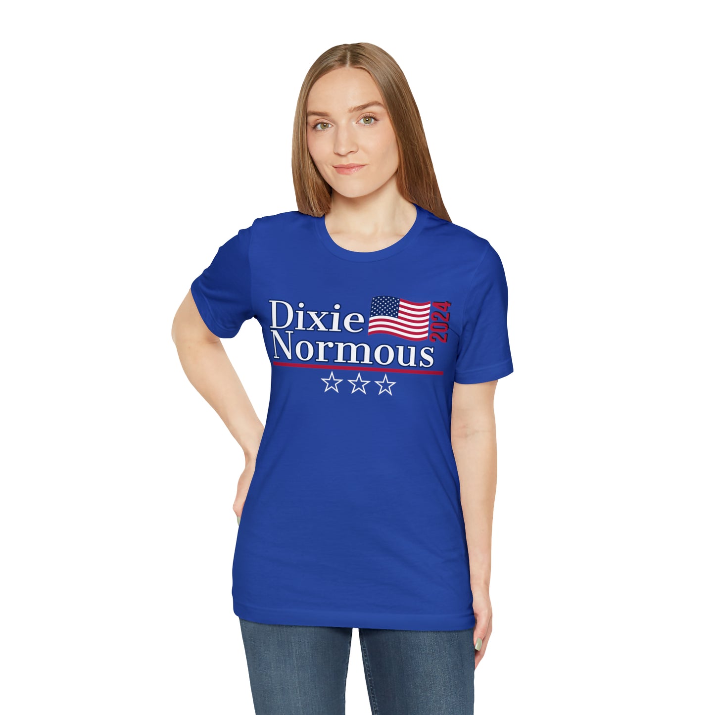 Dixie Normous Presidential Pun Unisex Jersey Short Sleeve Tee