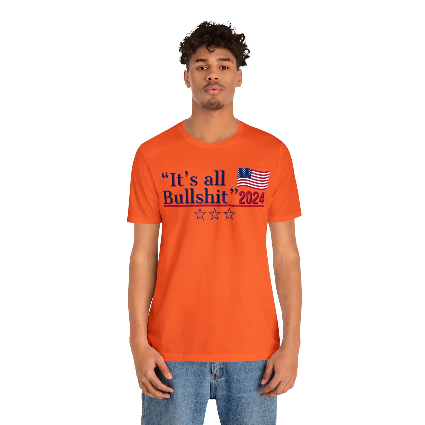 It’s All BS Presidential Pun Unisex Jersey Short Sleeve Tee