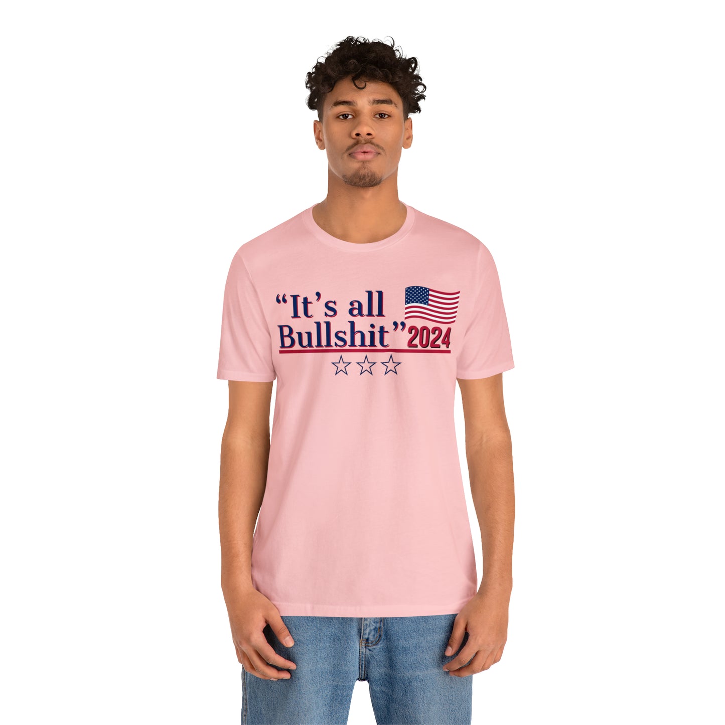 It’s All BS Presidential Pun Unisex Jersey Short Sleeve Tee