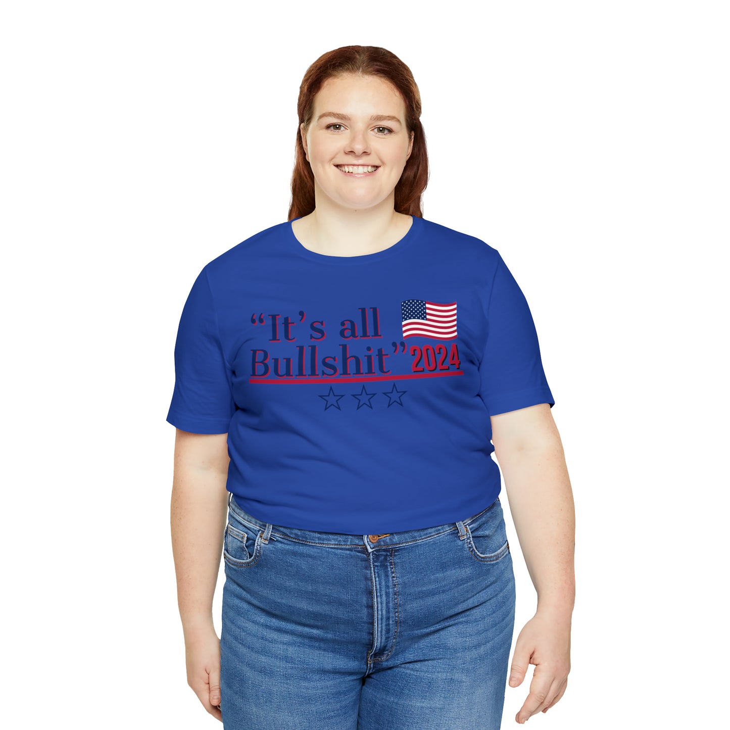 It’s All BS Presidential Pun Unisex Jersey Short Sleeve Tee