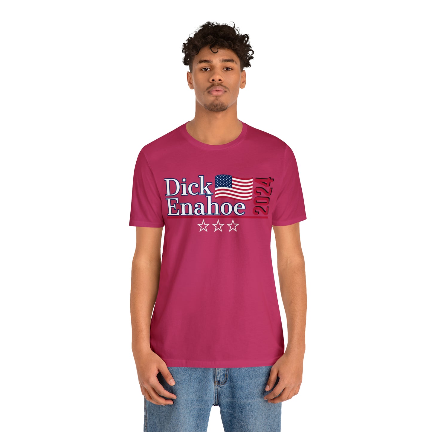 Dick Enahoe Presidential Pun Unisex Jersey Short Sleeve Tee