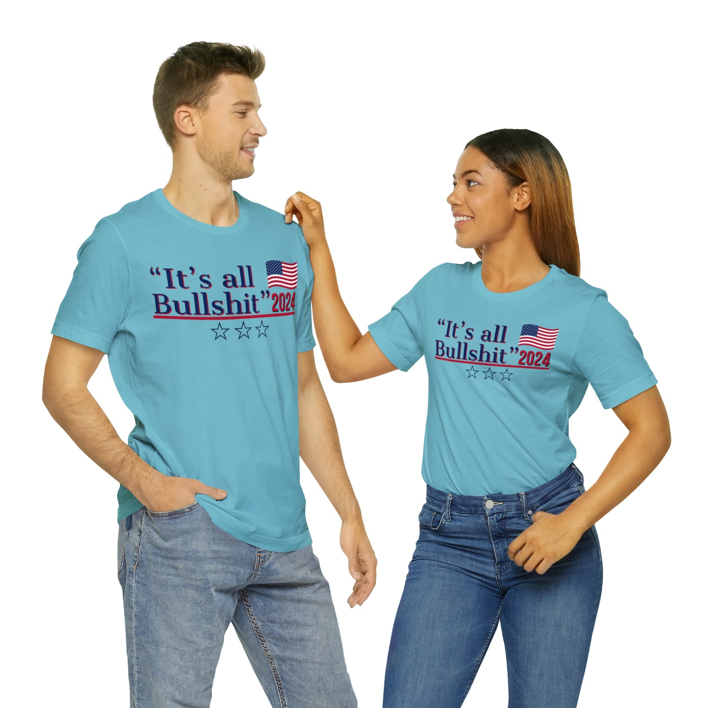 It’s All BS Presidential Pun Unisex Jersey Short Sleeve Tee