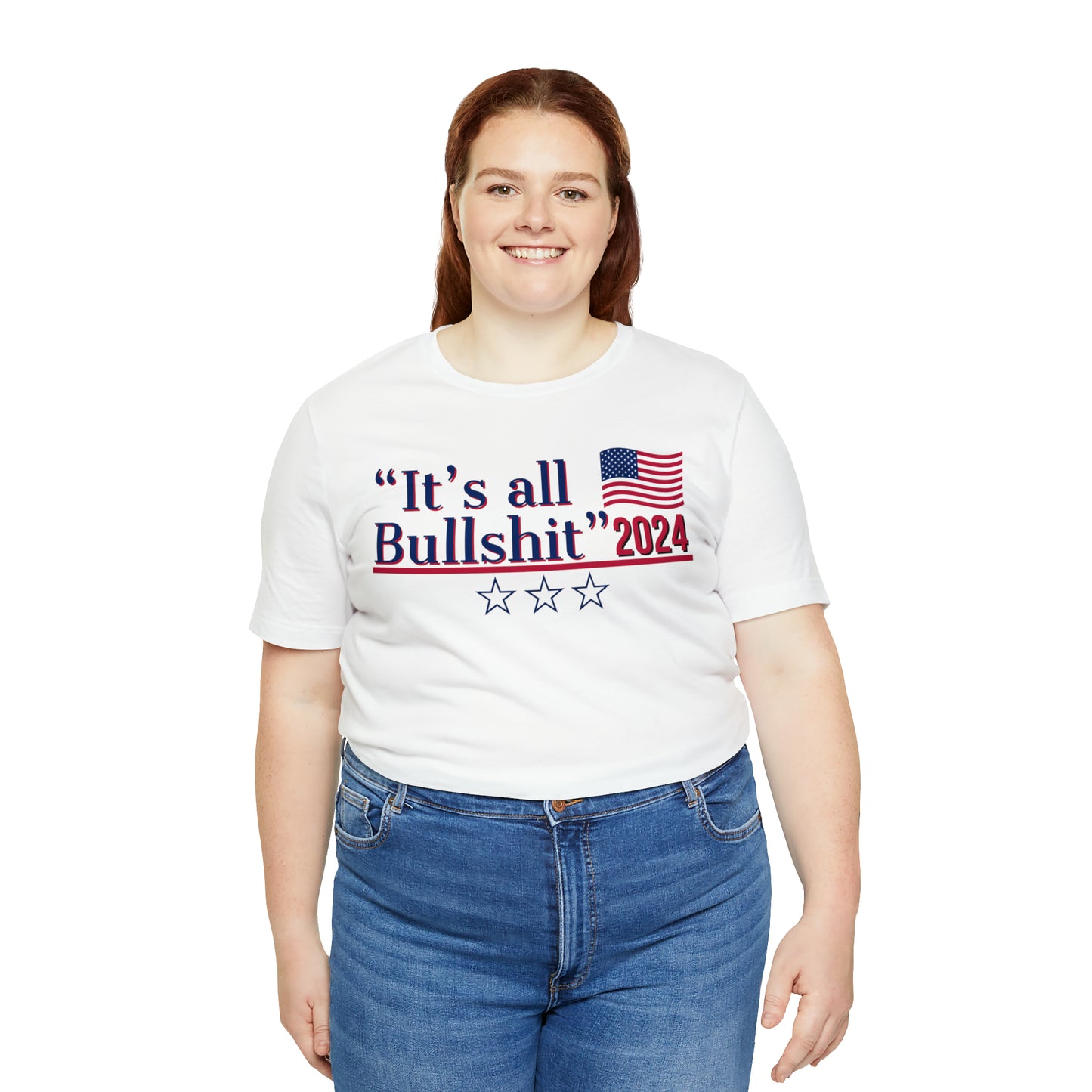 It’s All BS Presidential Pun Unisex Jersey Short Sleeve Tee