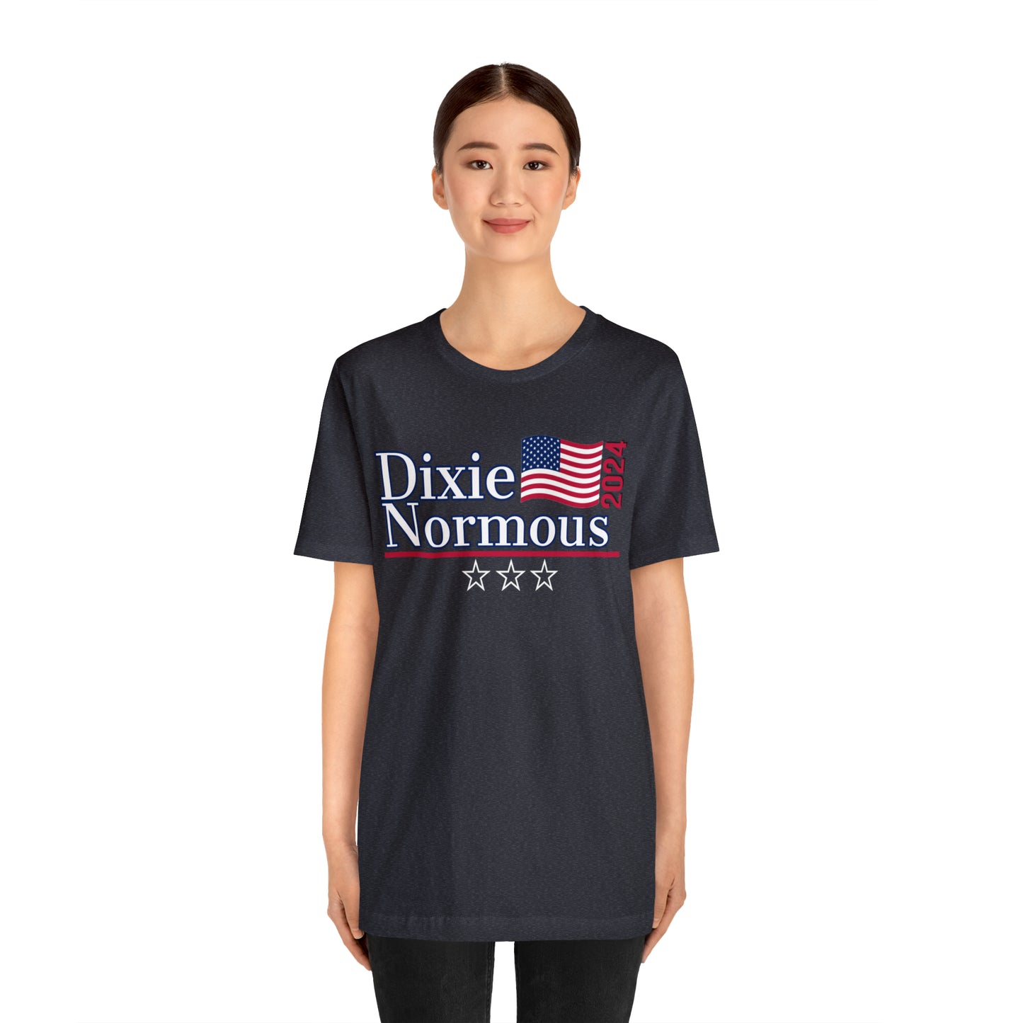 Dixie Normous Presidential Pun Unisex Jersey Short Sleeve Tee