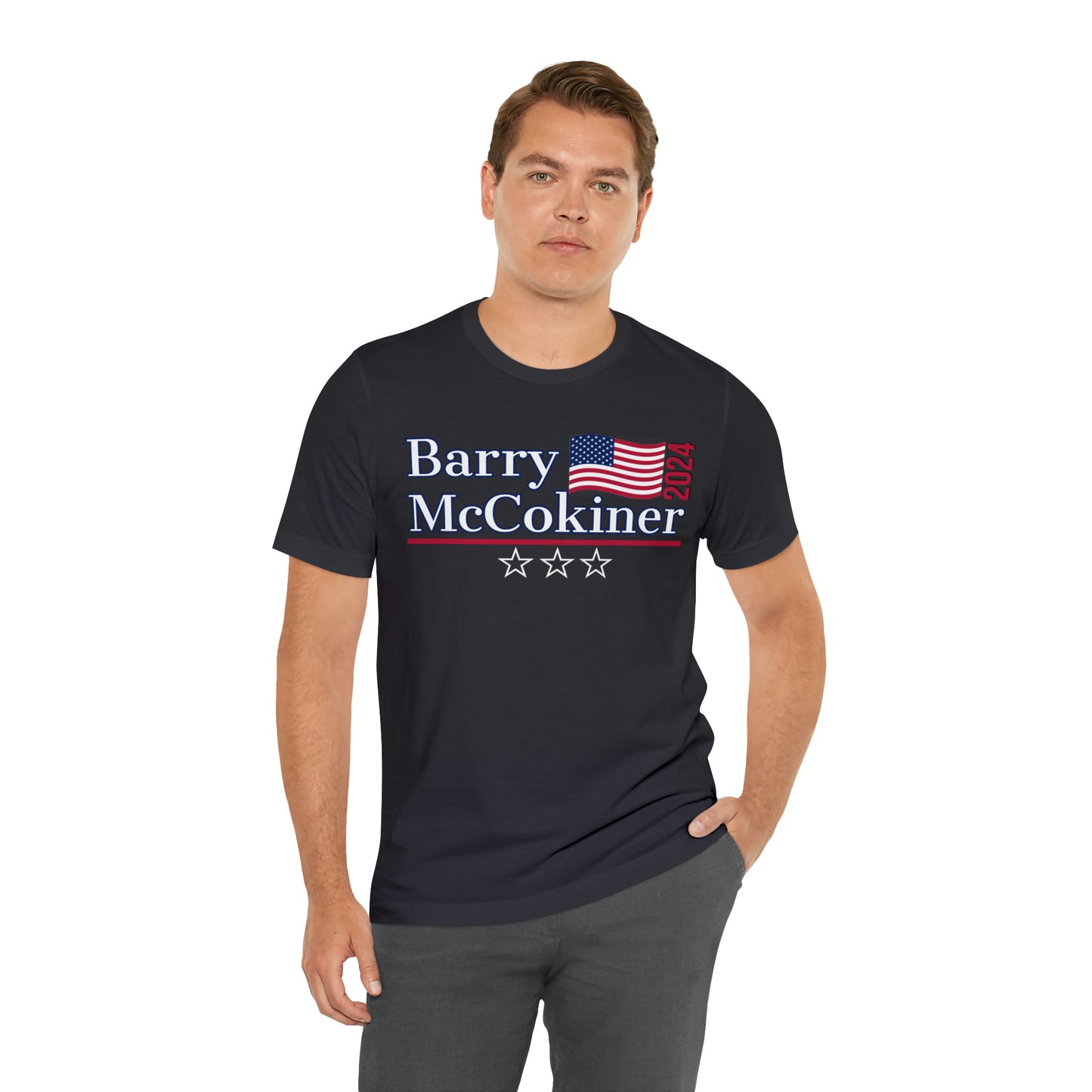 Barry Presidential Pun Unisex Jersey Short Sleeve Tee