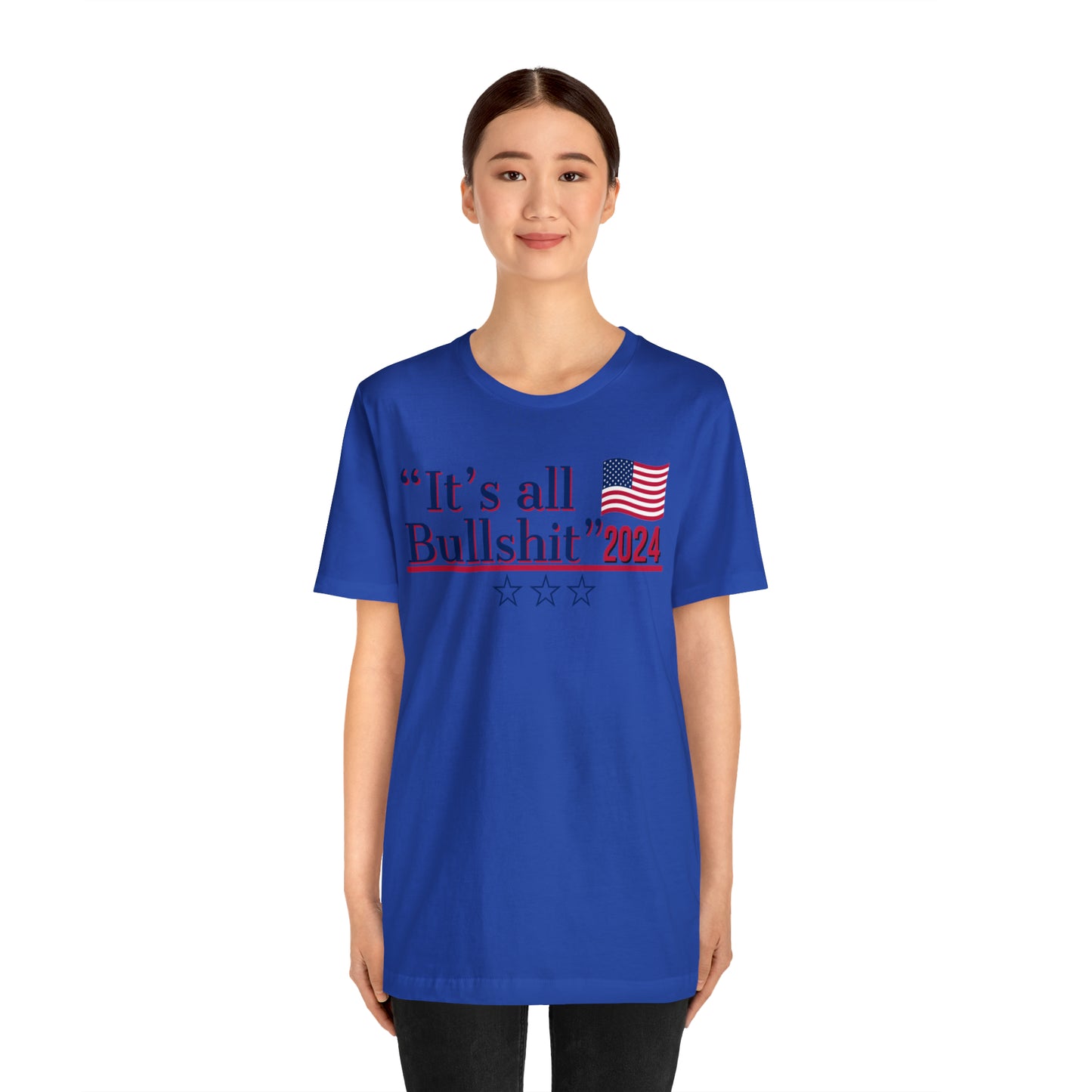 It’s All BS Presidential Pun Unisex Jersey Short Sleeve Tee