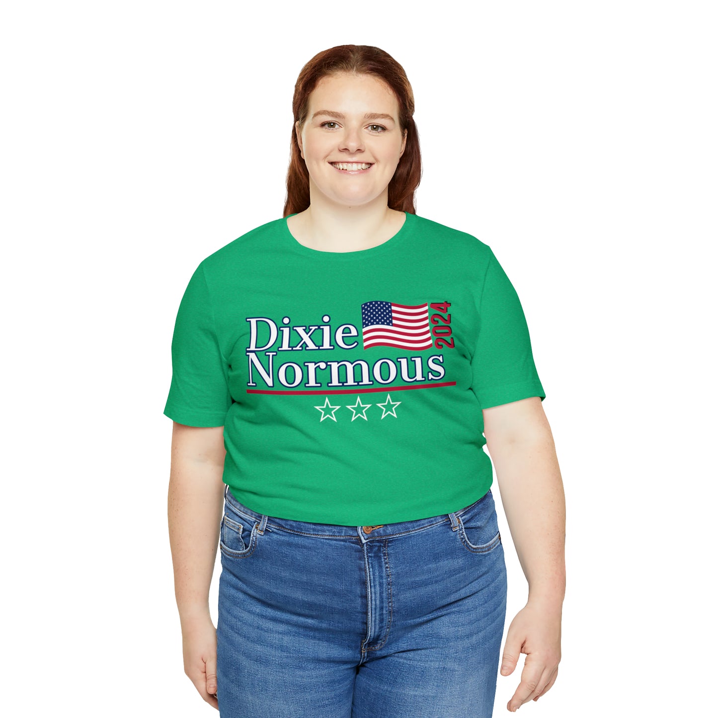 Dixie Normous Presidential Pun Unisex Jersey Short Sleeve Tee