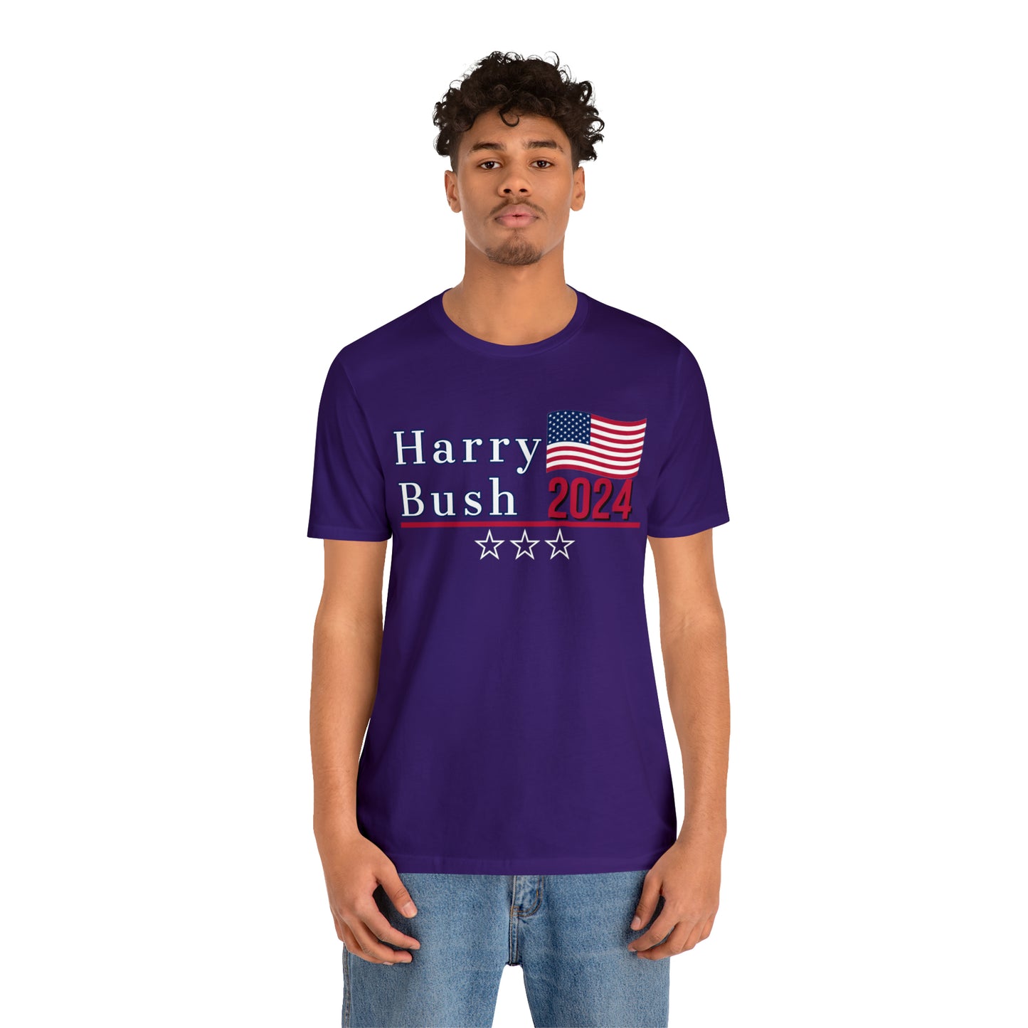 Harry Bush Presidential Pun Unisex Jersey Short Sleeve Tee