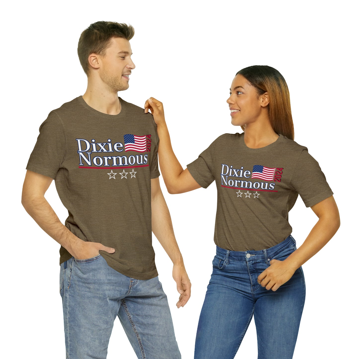 Dixie Normous Presidential Pun Unisex Jersey Short Sleeve Tee