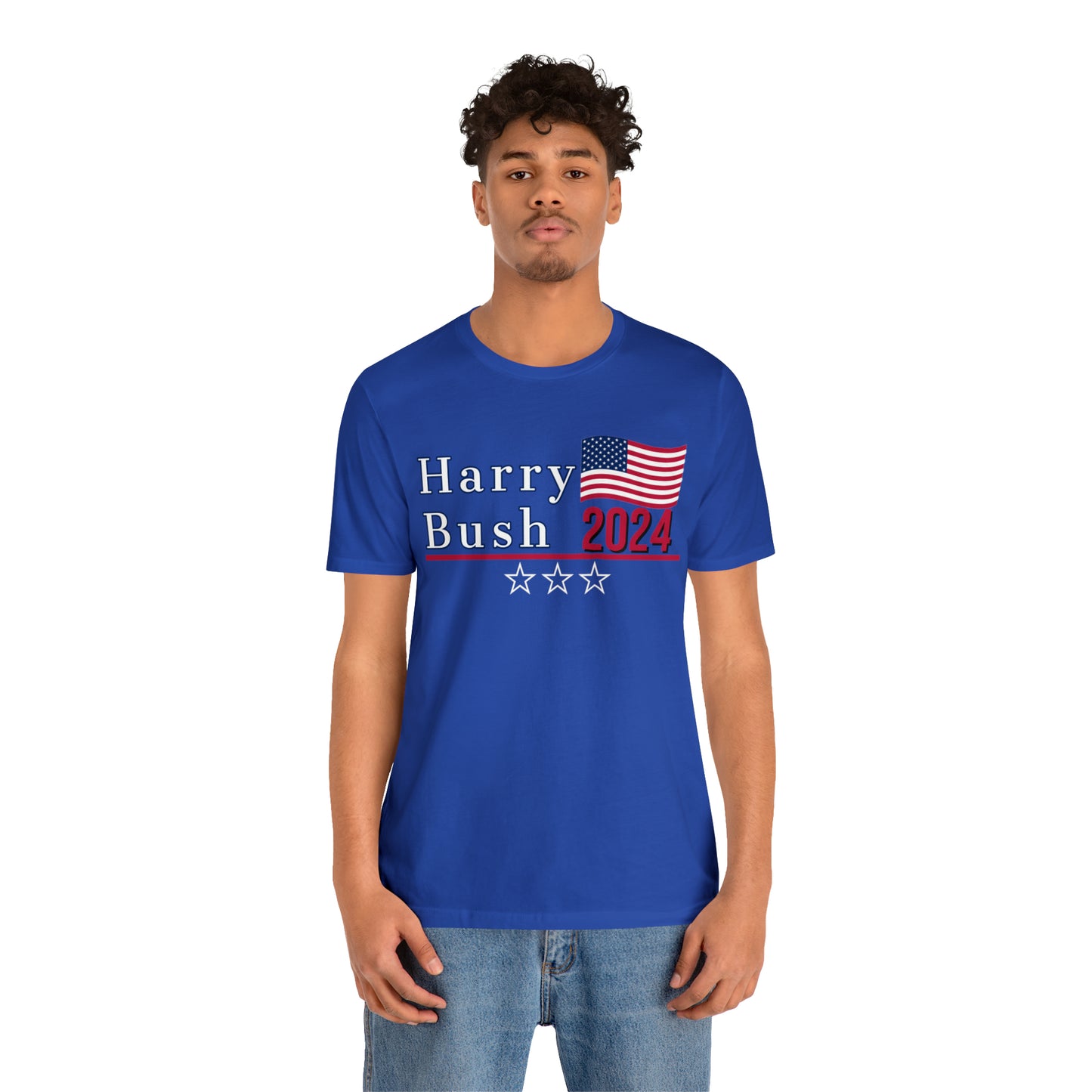 Harry Bush Presidential Pun Unisex Jersey Short Sleeve Tee