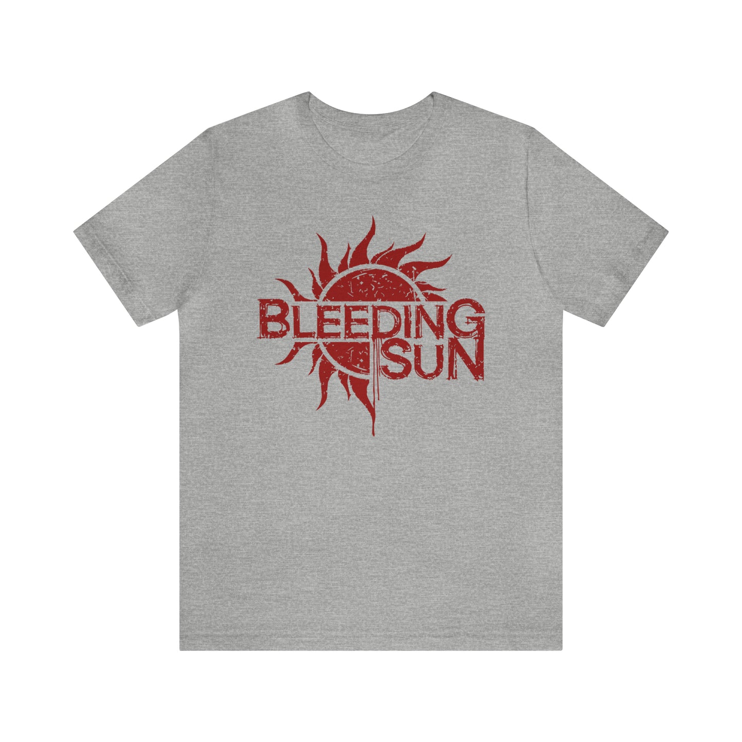 Bleeding Sun Red Logo Unisex Jersey Short Sleeve Tee