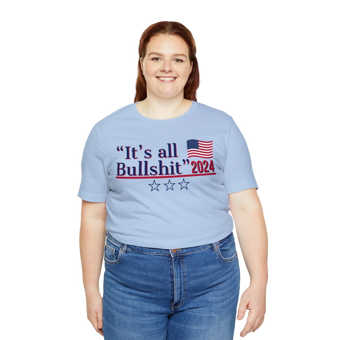 It’s All BS Presidential Pun Unisex Jersey Short Sleeve Tee