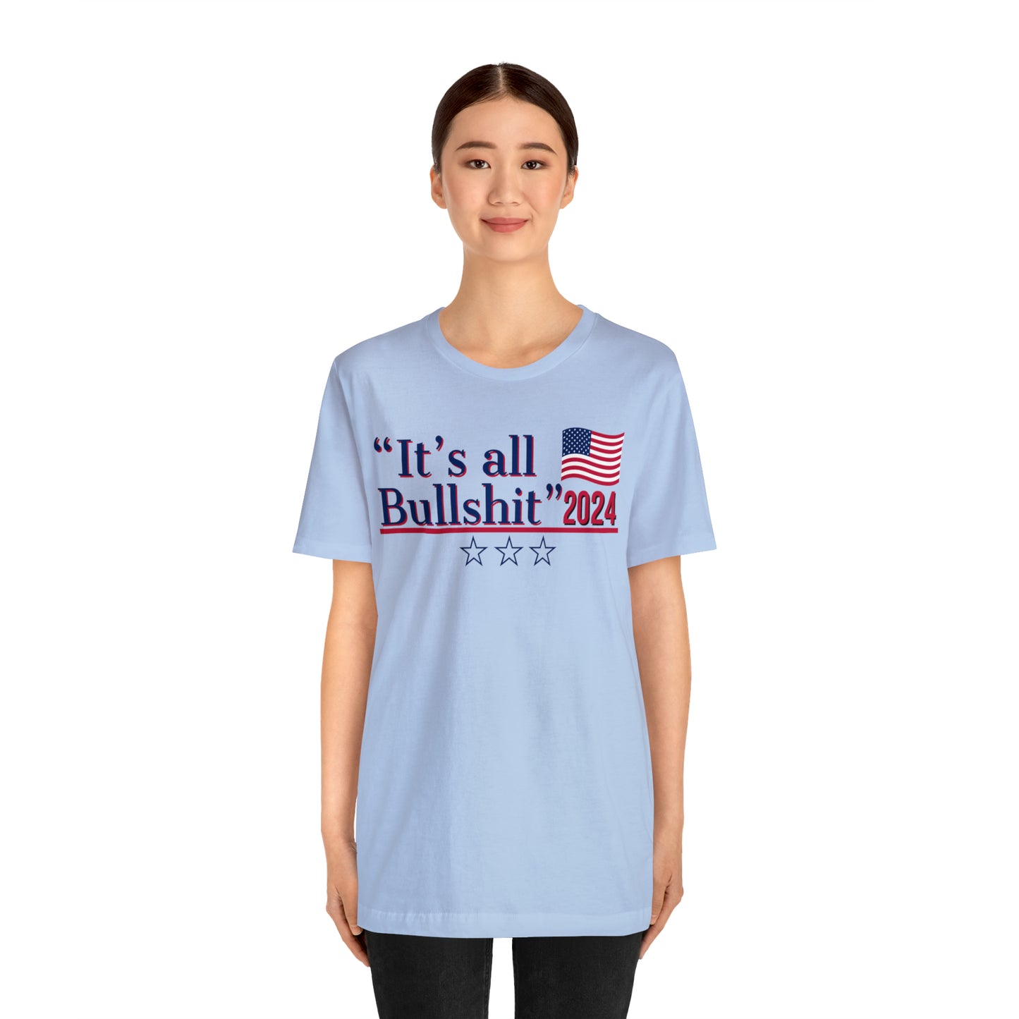 It’s All BS Presidential Pun Unisex Jersey Short Sleeve Tee